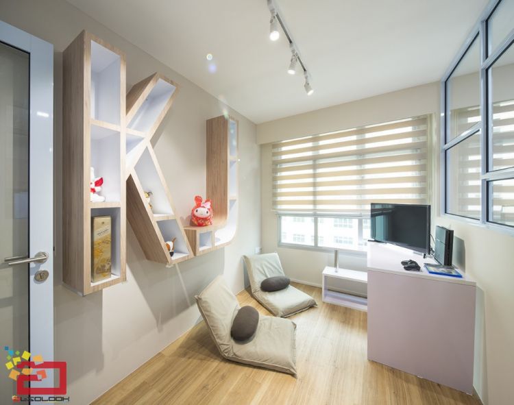 Contemporary, Minimalist, Modern, Scandinavian Design - Entertainment Room - HDB 5 Room - Design by Absolook Interior Design Pte Ltd