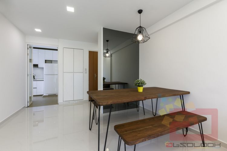 Contemporary, Minimalist Design - Dining Room - HDB 4 Room - Design by Absolook Interior Design Pte Ltd