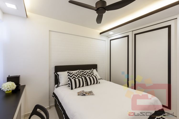 Contemporary, Minimalist Design - Bedroom - HDB 4 Room - Design by Absolook Interior Design Pte Ltd