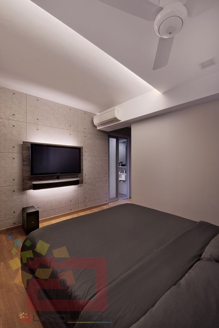 Contemporary, Minimalist, Modern Design - Bedroom - HDB 5 Room - Design by Absolook Interior Design Pte Ltd