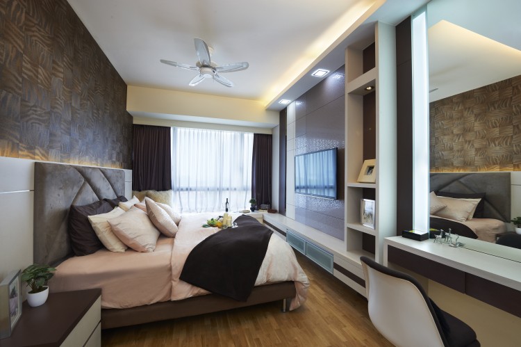 Contemporary, Modern Design - Bedroom - Condominium - Design by AC Vision Design Pte Ltd