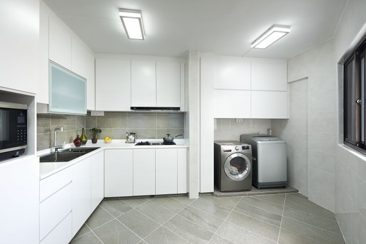 Contemporary, Modern Design - Kitchen - HDB 5 Room - Design by AC Vision Design Pte Ltd