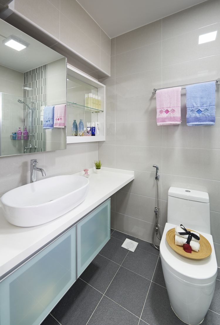 Contemporary, Modern Design - Bathroom - HDB 5 Room - Design by AC Vision Design Pte Ltd