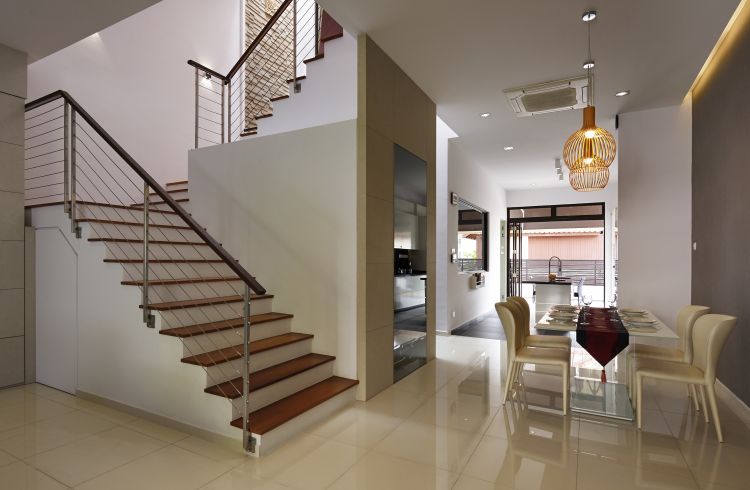 Contemporary, Modern Design - Dining Room - Landed House - Design by AC Vision Design Pte Ltd