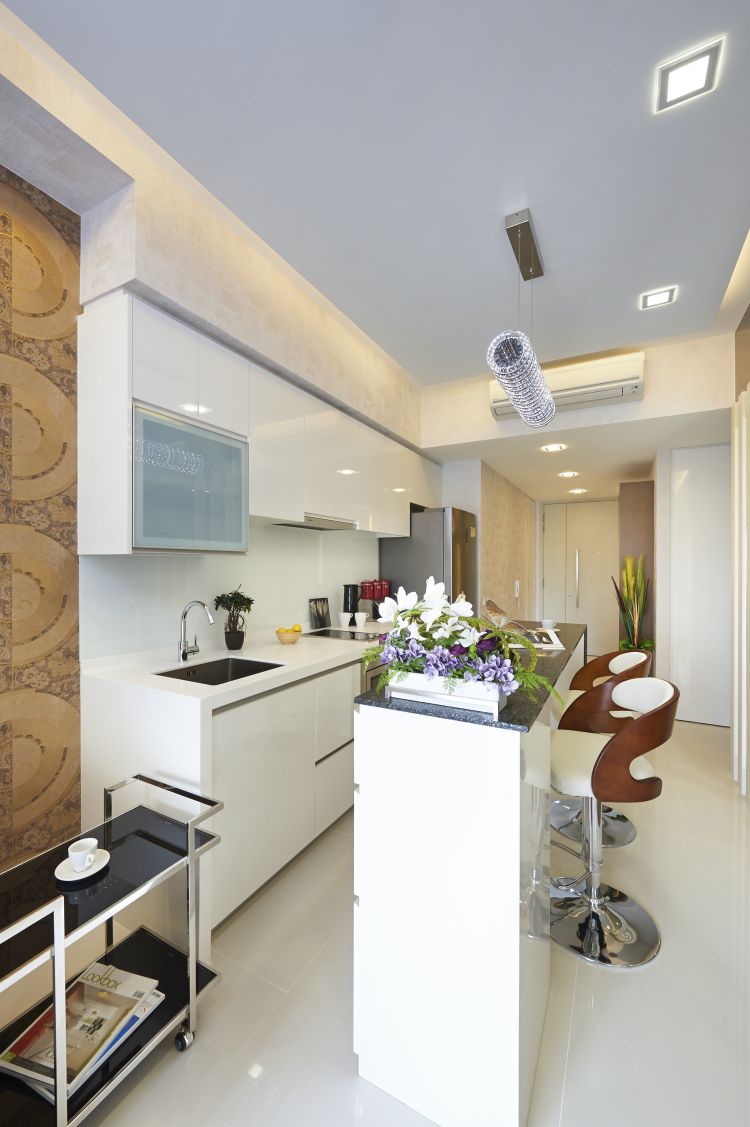 Contemporary, Modern Design - Dining Room - Condominium - Design by AC Vision Design Pte Ltd