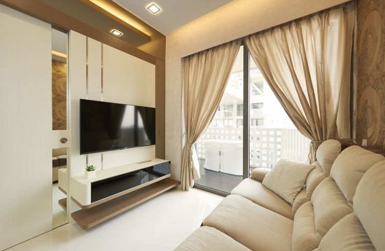 Contemporary, Modern Design - Living Room - Condominium - Design by AC Vision Design Pte Ltd