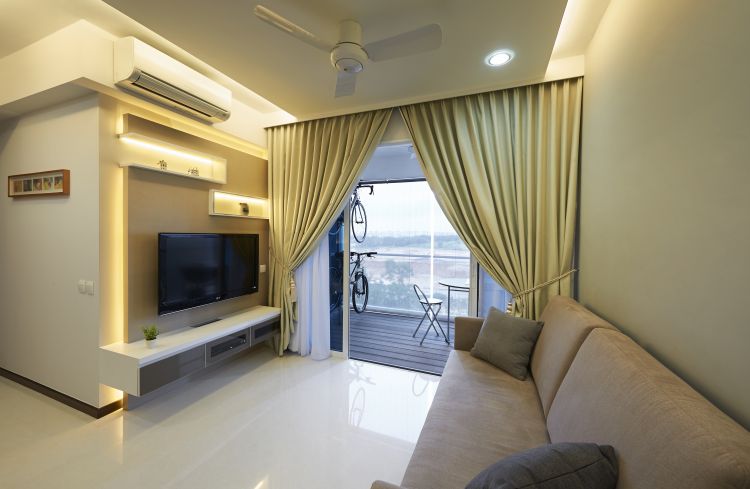Contemporary, Modern Design - Living Room - Condominium - Design by AC Vision Design Pte Ltd