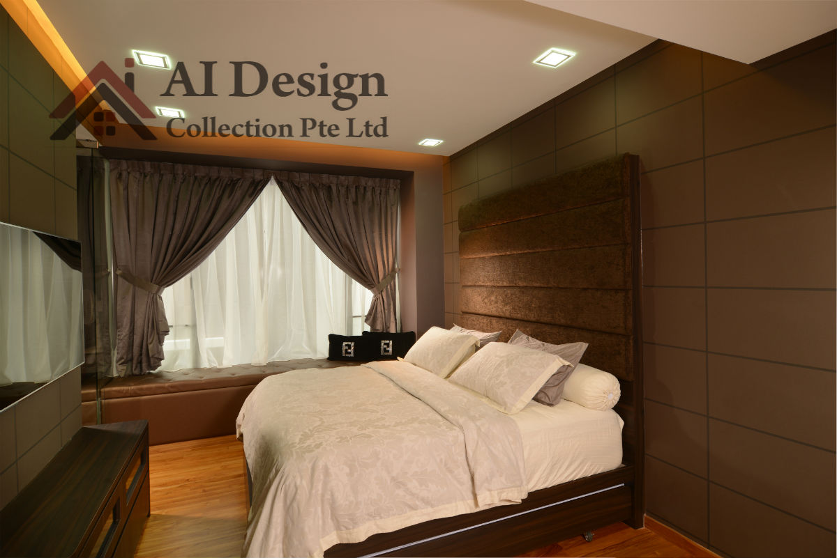 Contemporary, Modern, Resort Design - Bedroom - Landed House - Design by Ai Design Collection Pte Ltd