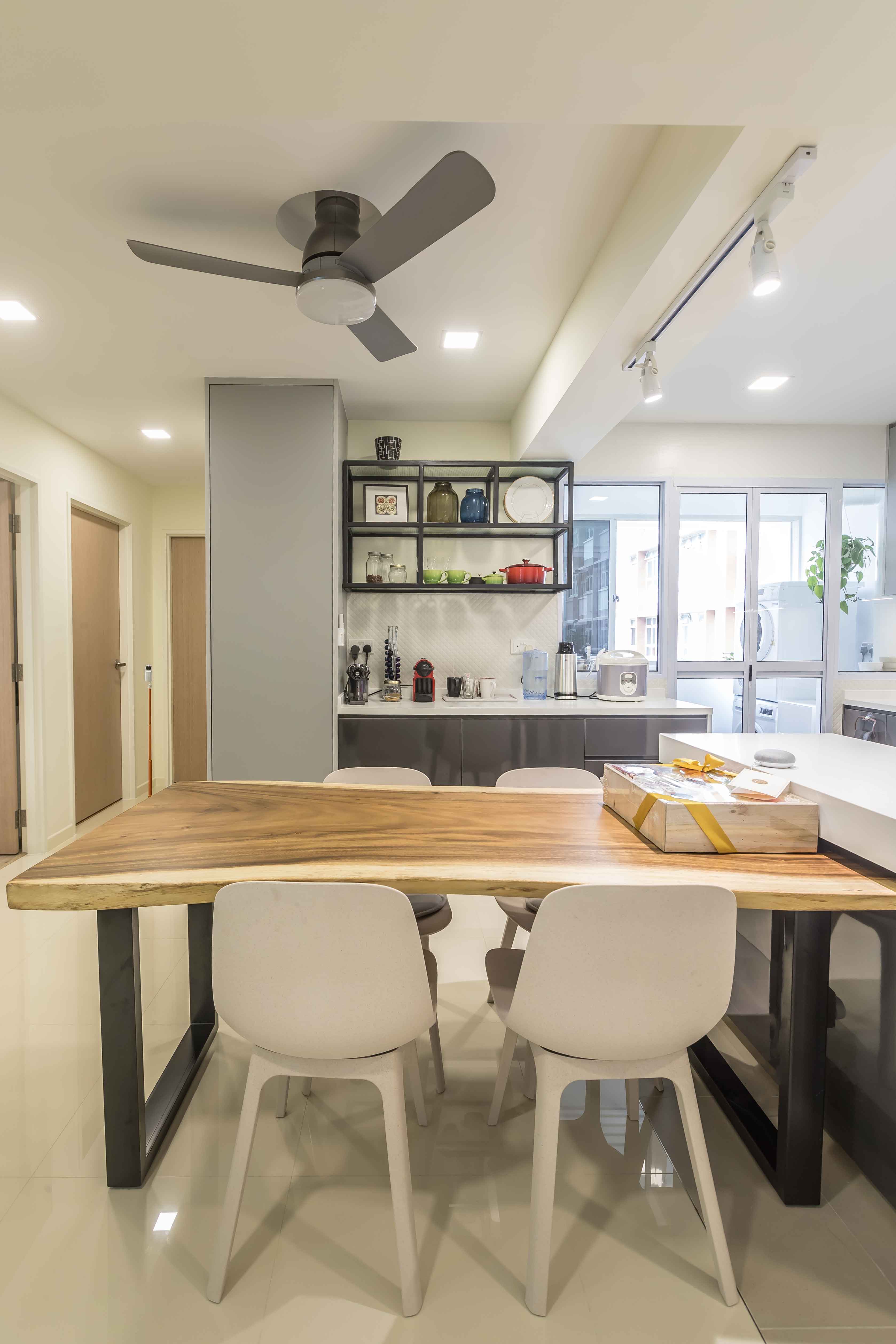 Modern Design - Dining Room - HDB 4 Room - Design by Albedo Design Pte Ltd