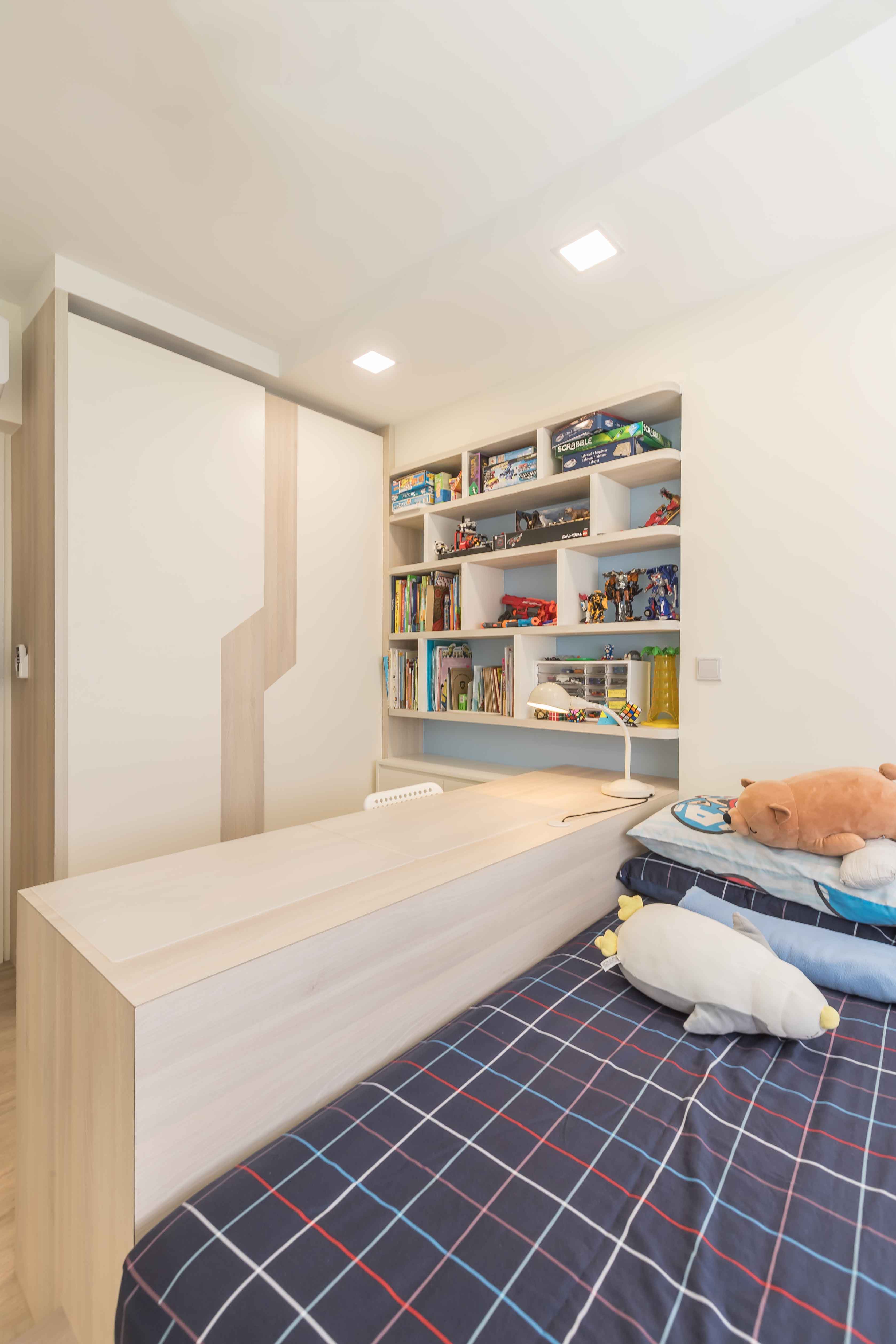 Modern Design - Bedroom - HDB 4 Room - Design by Albedo Design Pte Ltd