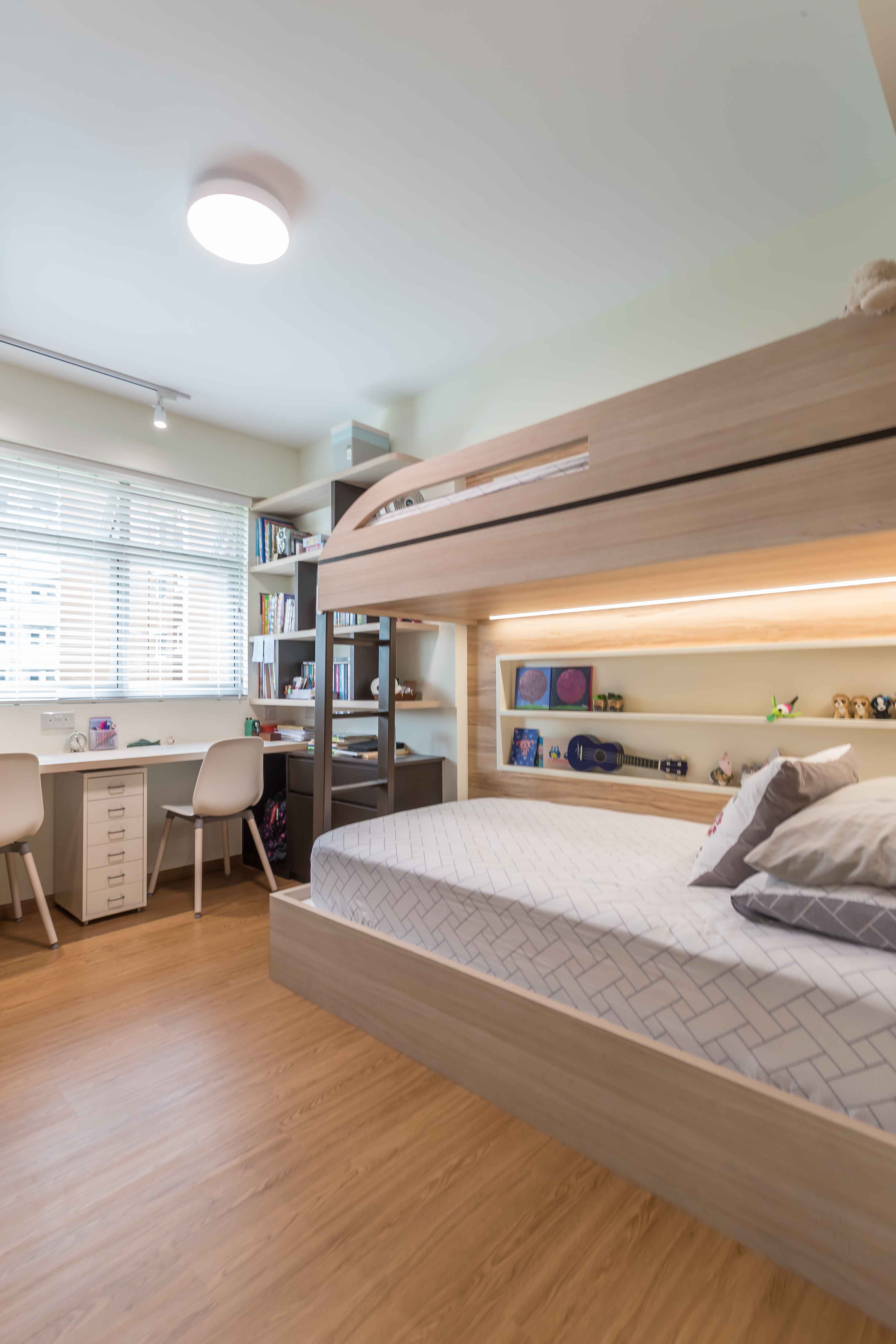 Modern Design - Bedroom - HDB 4 Room - Design by Albedo Design Pte Ltd