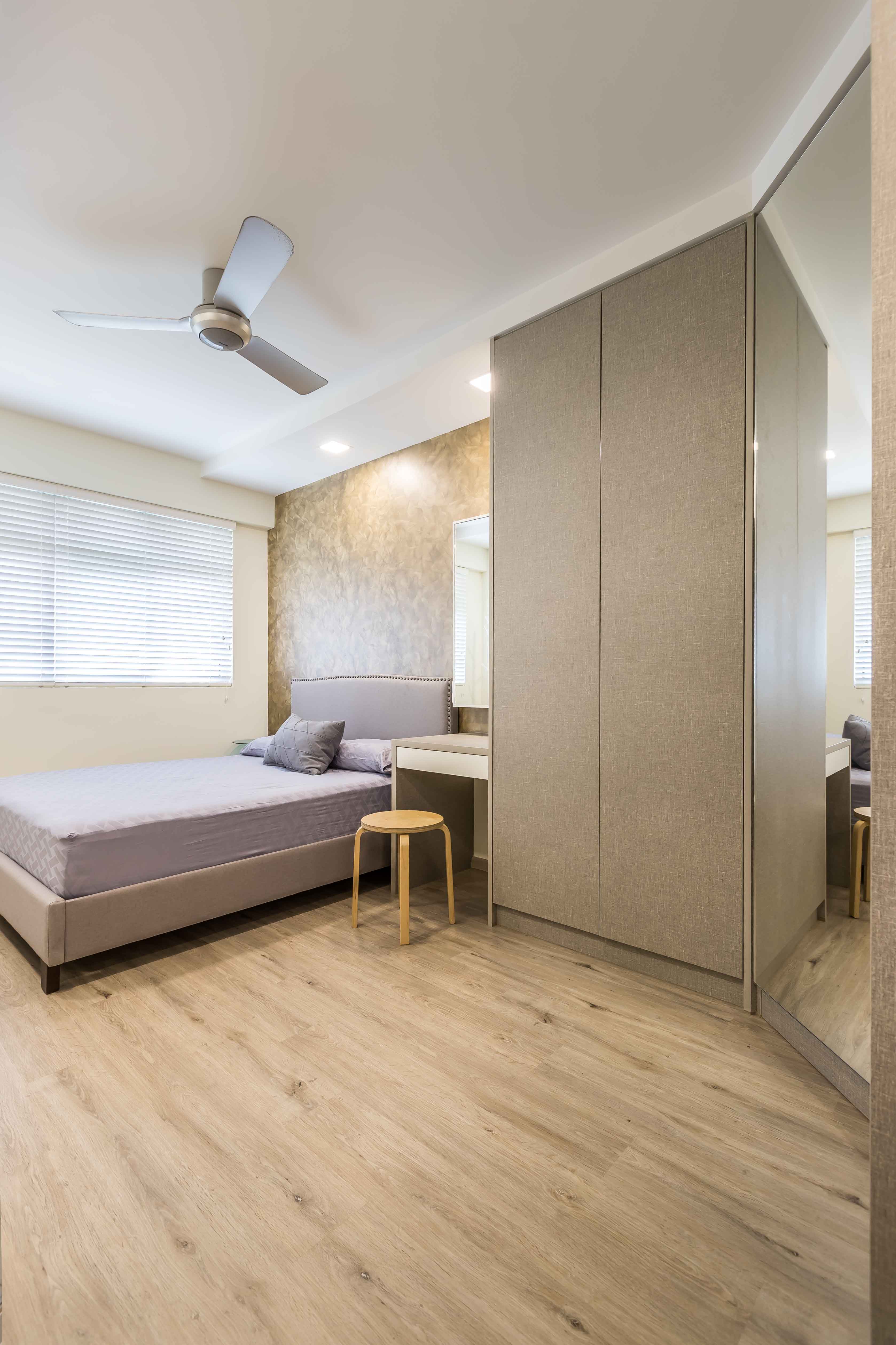 Modern Design - Bedroom - HDB 4 Room - Design by Albedo Design Pte Ltd