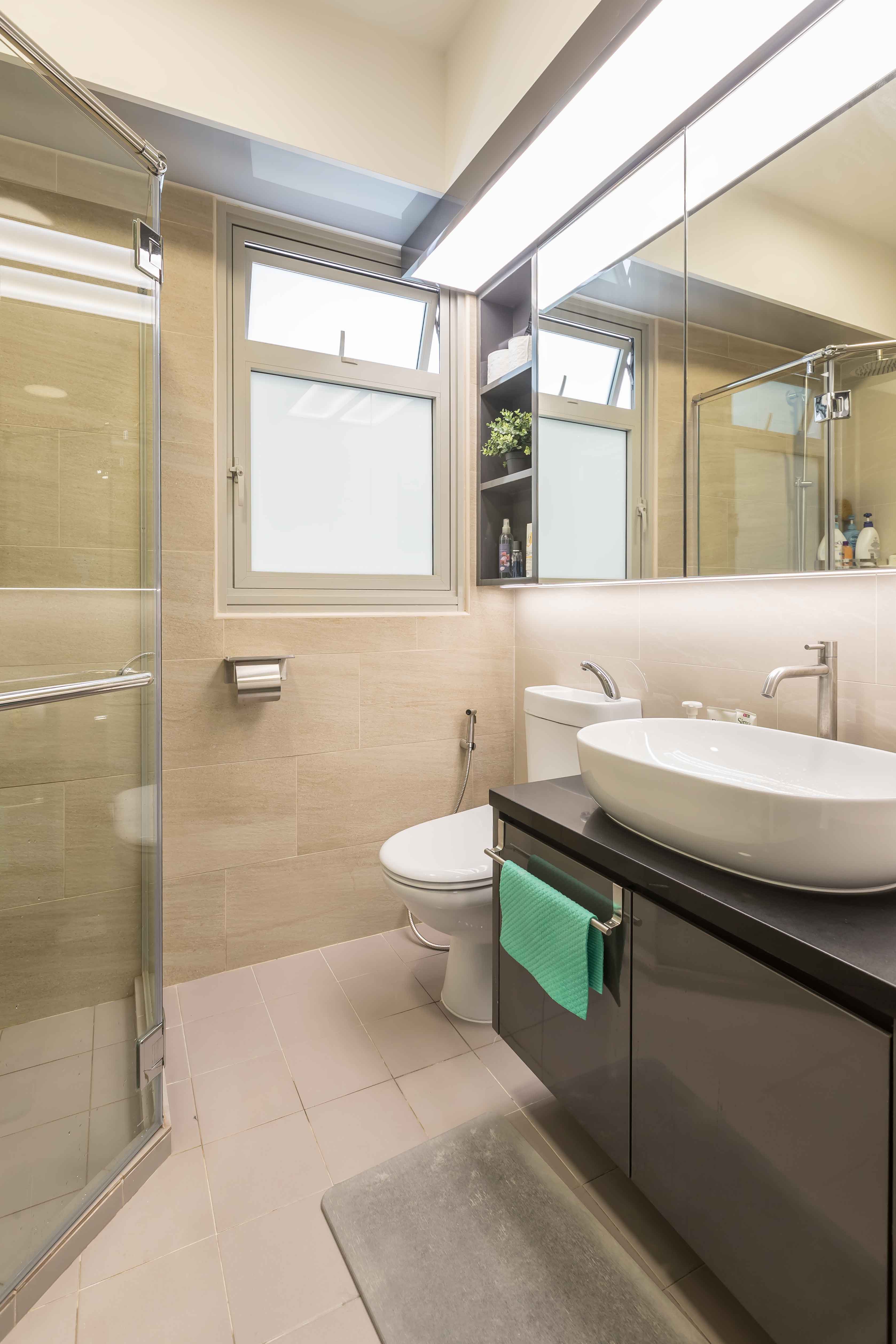 Modern Design - Bathroom - HDB 4 Room - Design by Albedo Design Pte Ltd