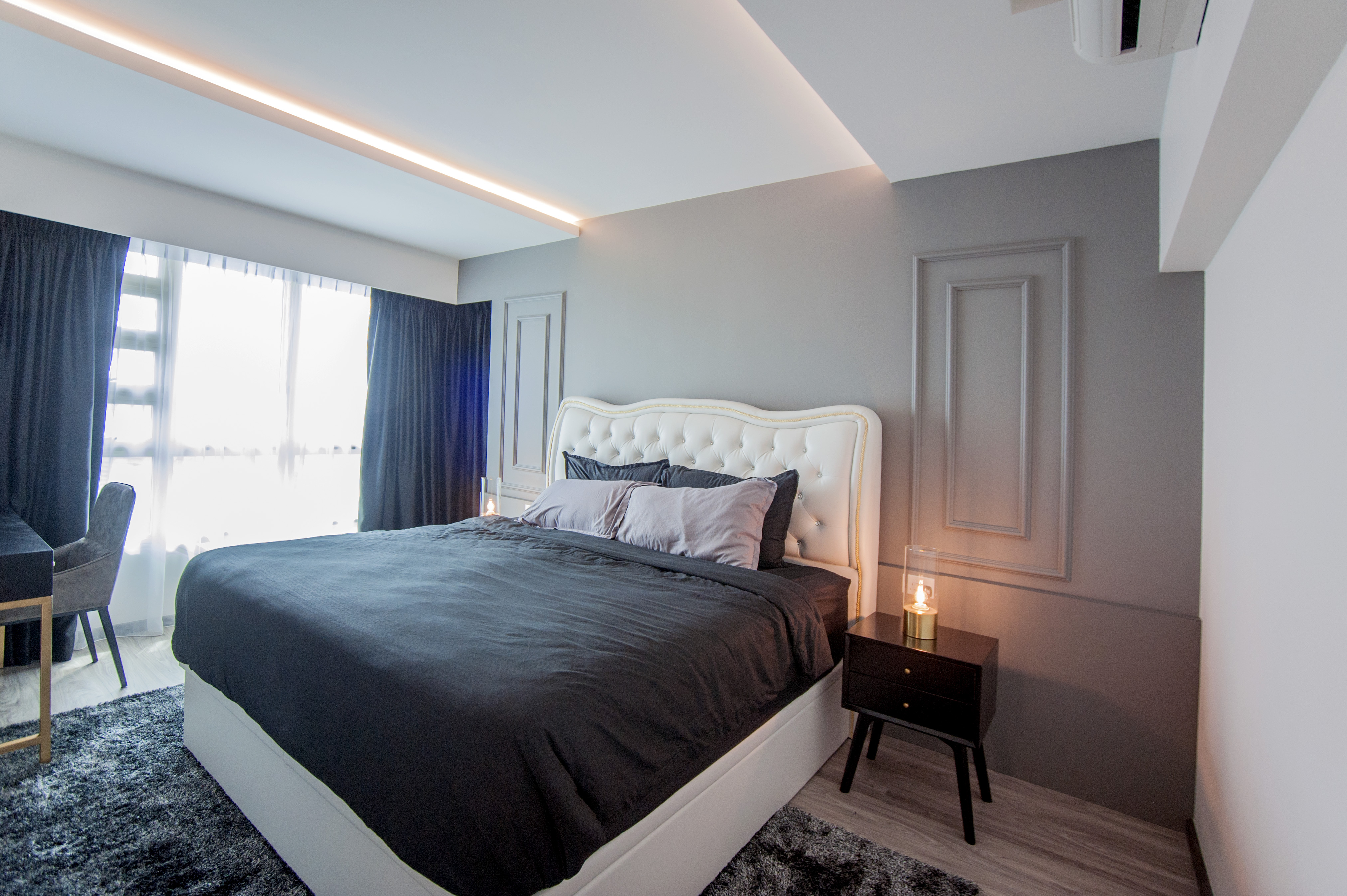 Modern, Victorian Design - Bedroom - Condominium - Design by Albedo Design Pte Ltd