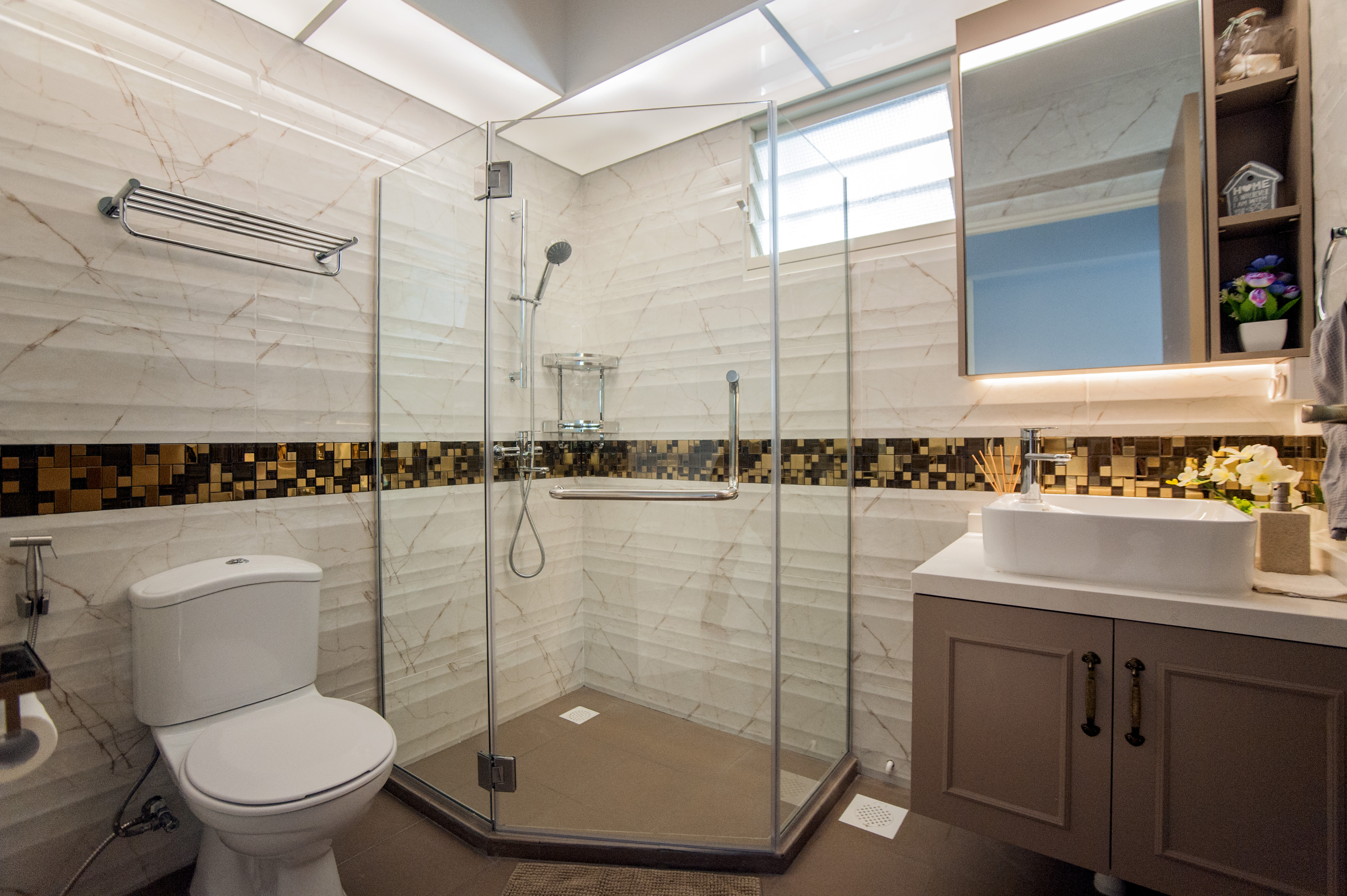 Modern, Victorian Design - Bathroom - Condominium - Design by Albedo Design Pte Ltd