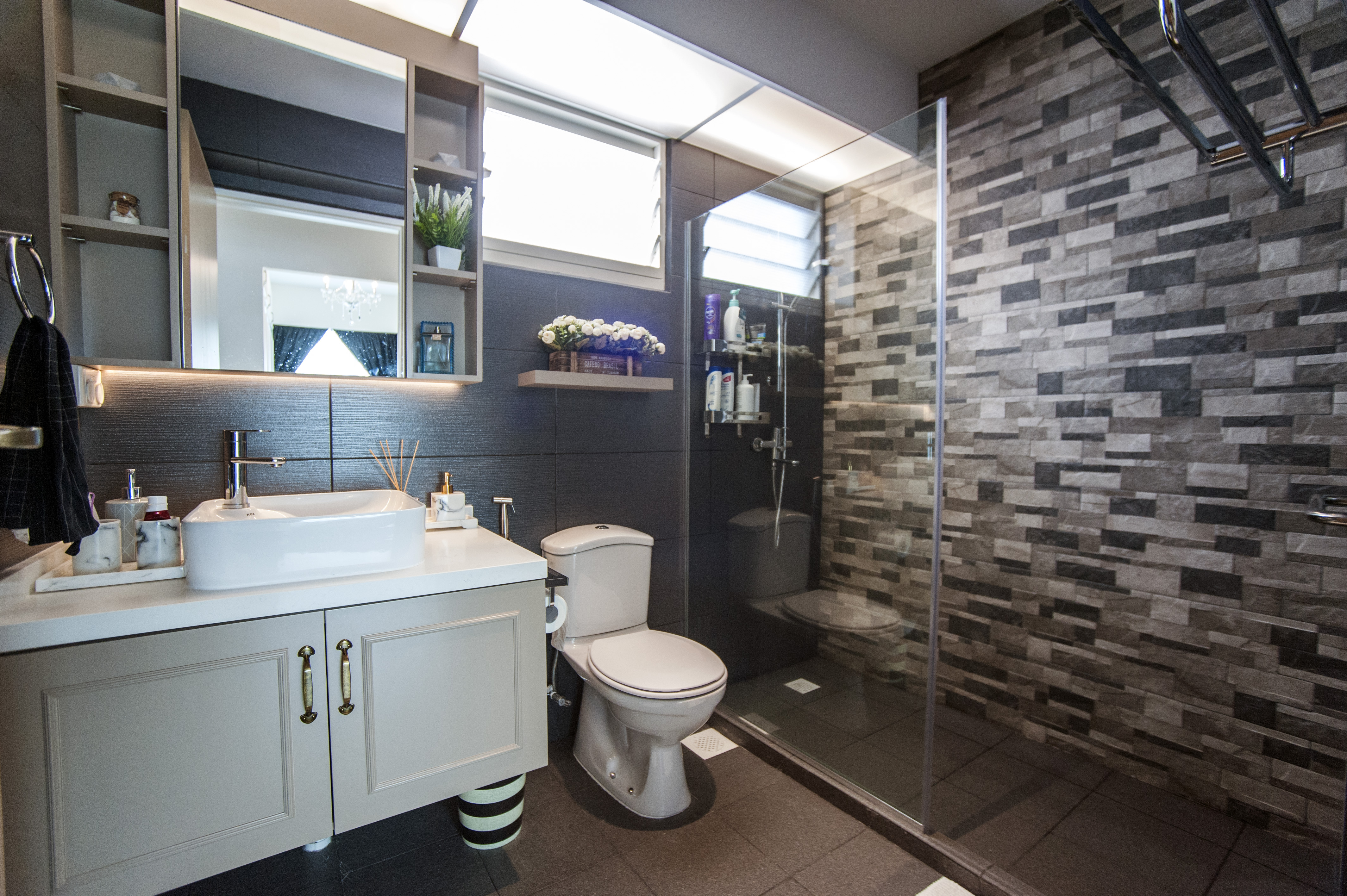 Modern, Victorian Design - Bathroom - Condominium - Design by Albedo Design Pte Ltd