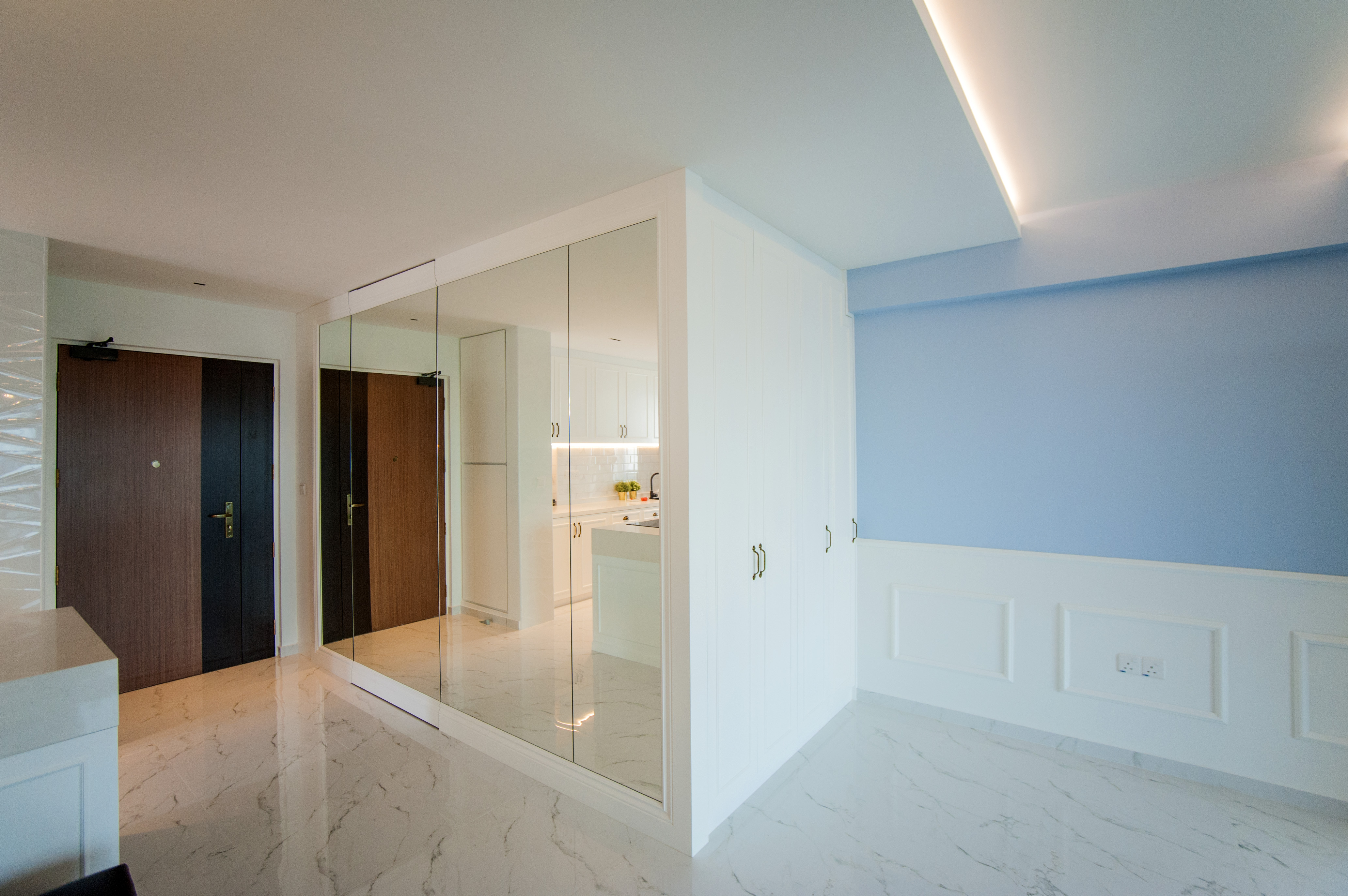 Modern, Victorian Design - Living Room - Condominium - Design by Albedo Design Pte Ltd