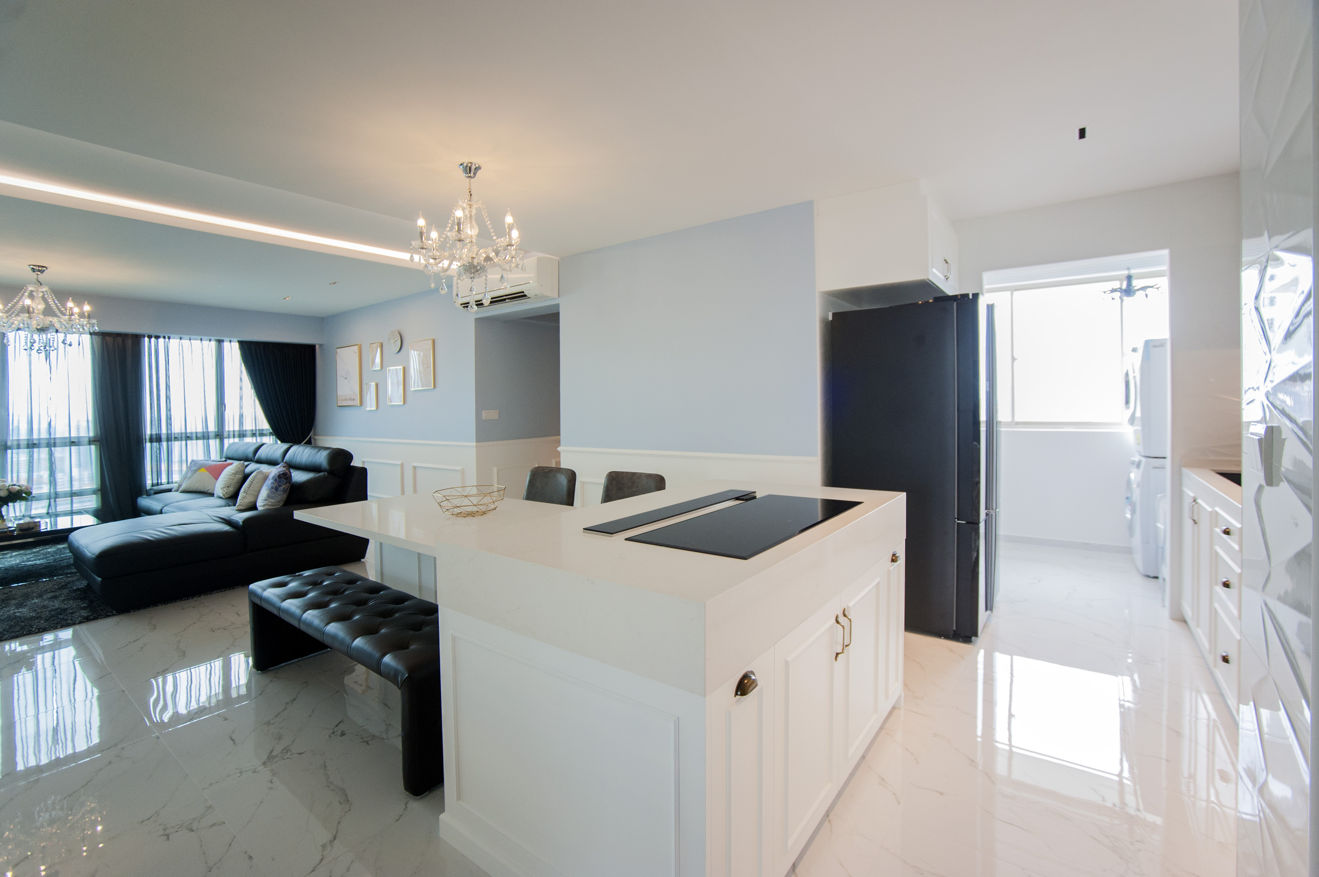 Modern, Victorian Design - Kitchen - Condominium - Design by Albedo Design Pte Ltd