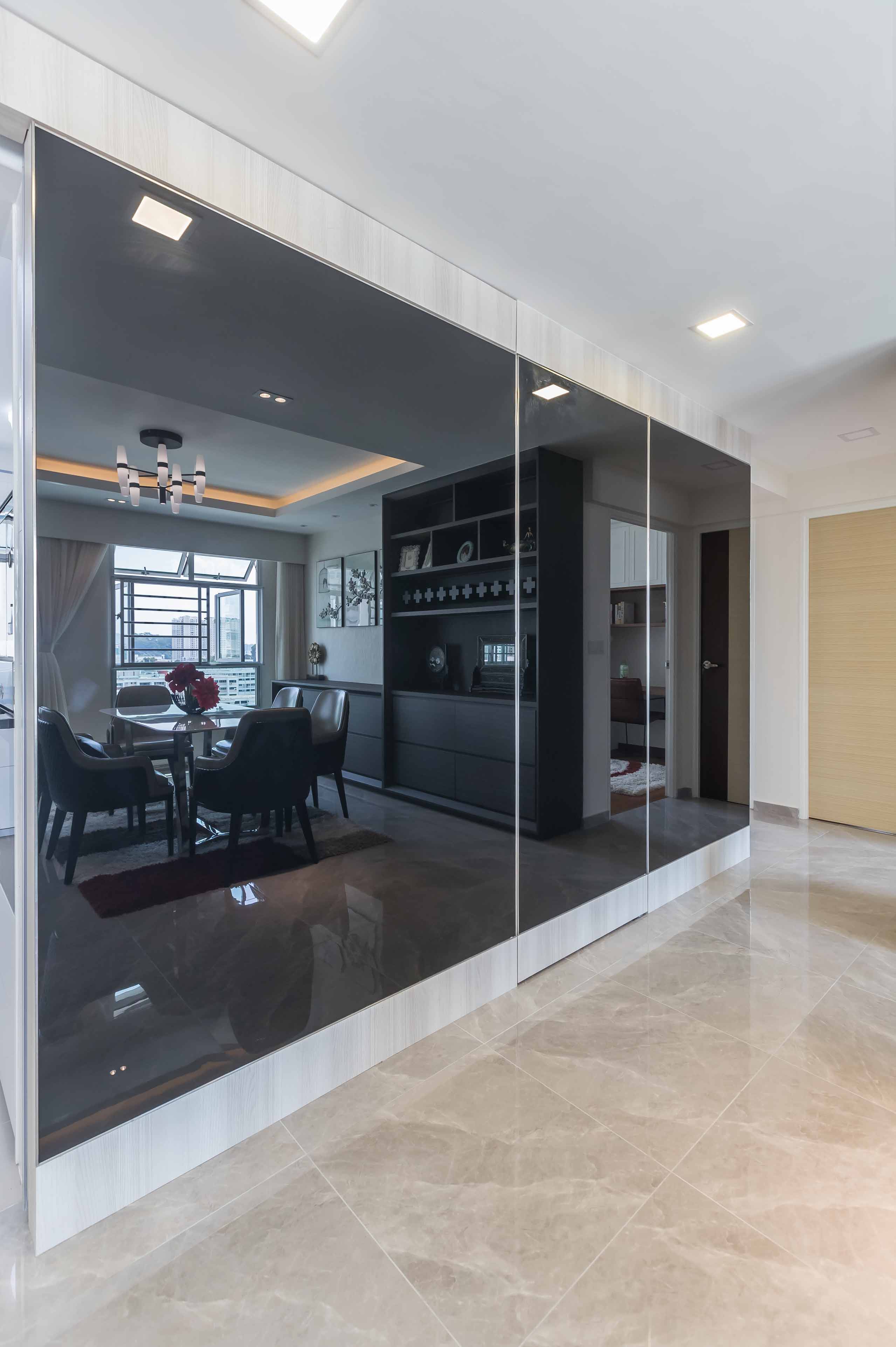 Contemporary, Modern Design - Dining Room - HDB 4 Room - Design by Albedo Design Pte Ltd