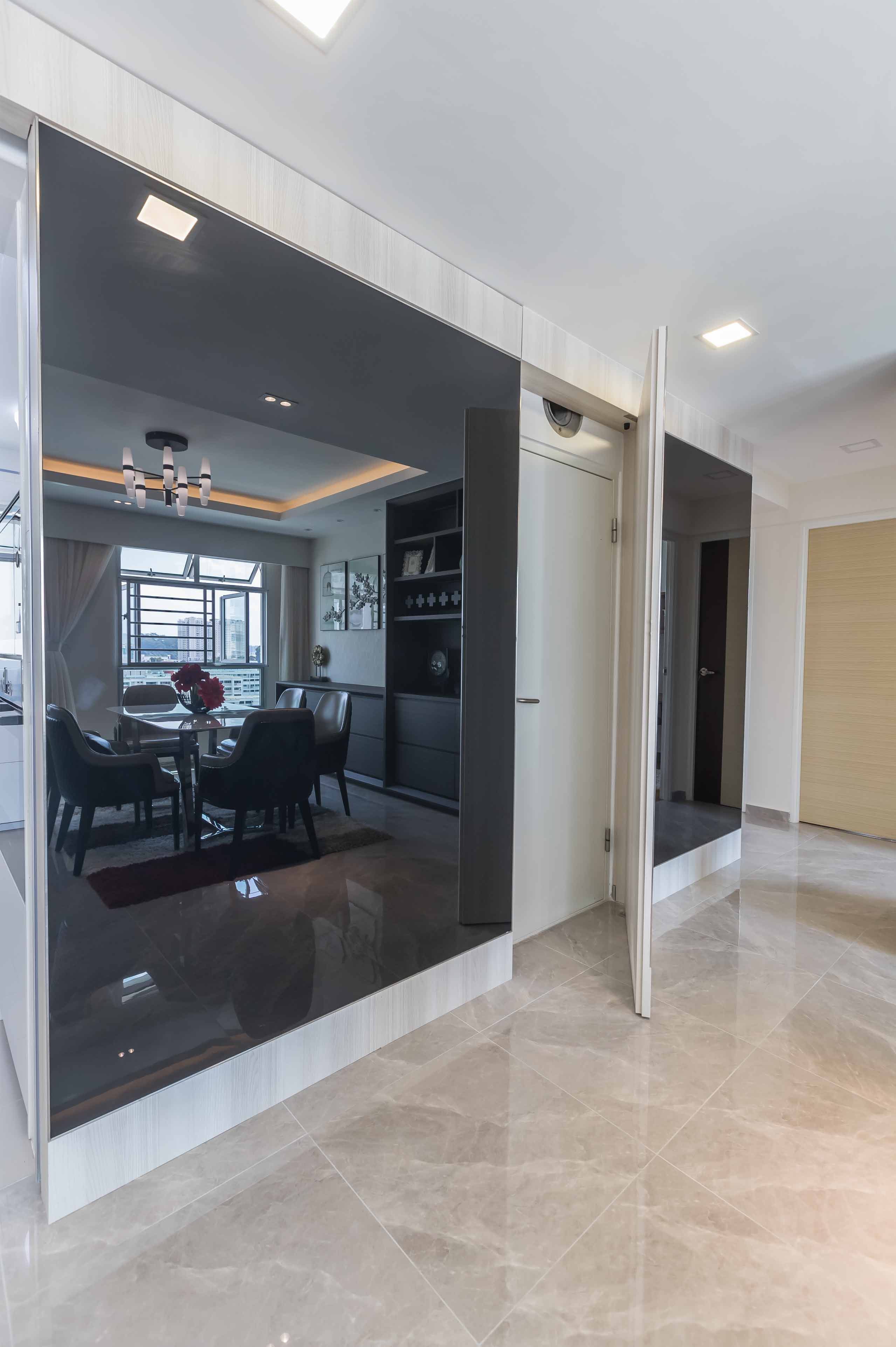 Contemporary, Modern Design - Dining Room - HDB 4 Room - Design by Albedo Design Pte Ltd