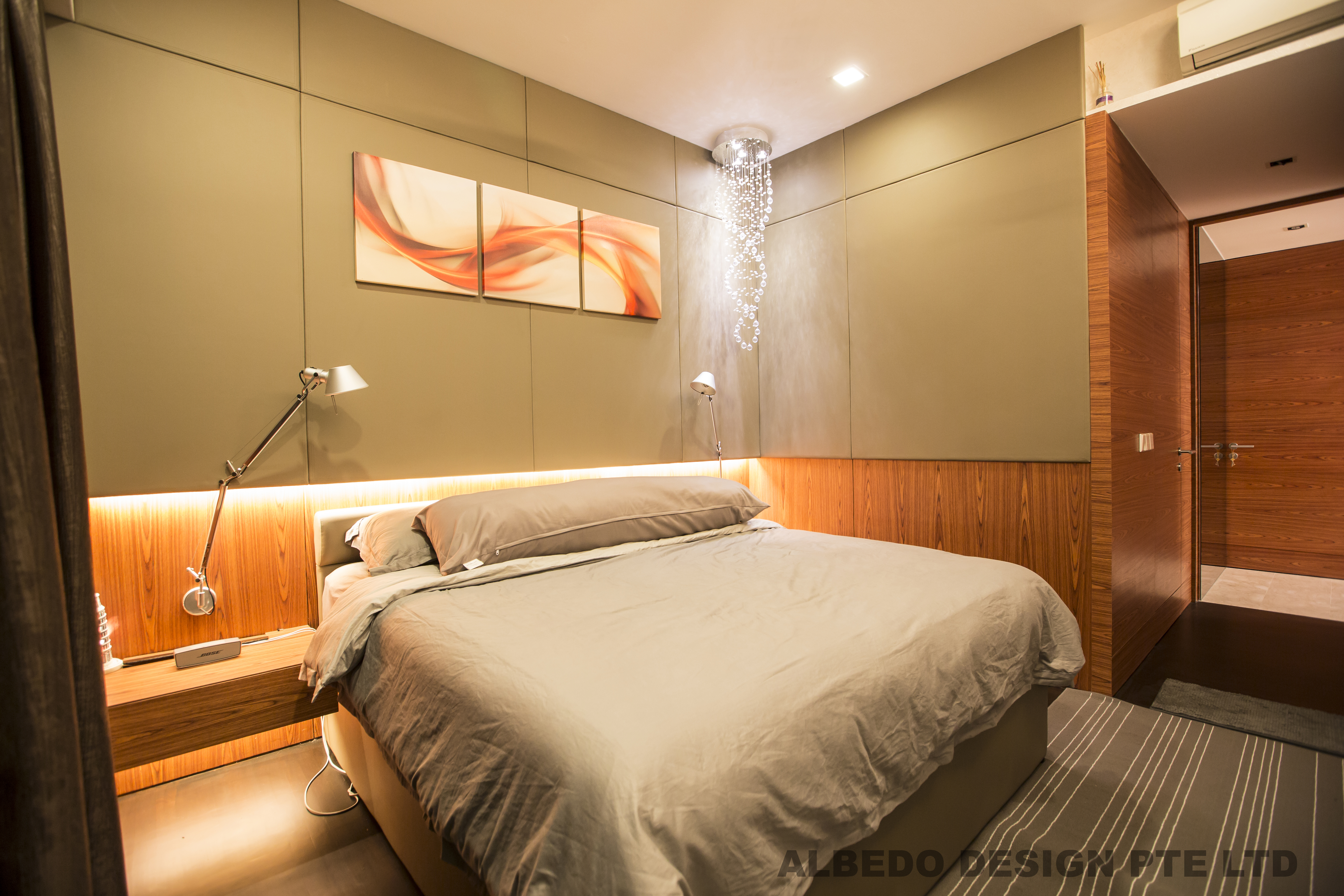 Contemporary, Minimalist, Modern Design - Bedroom - Condominium - Design by Albedo Design Pte Ltd