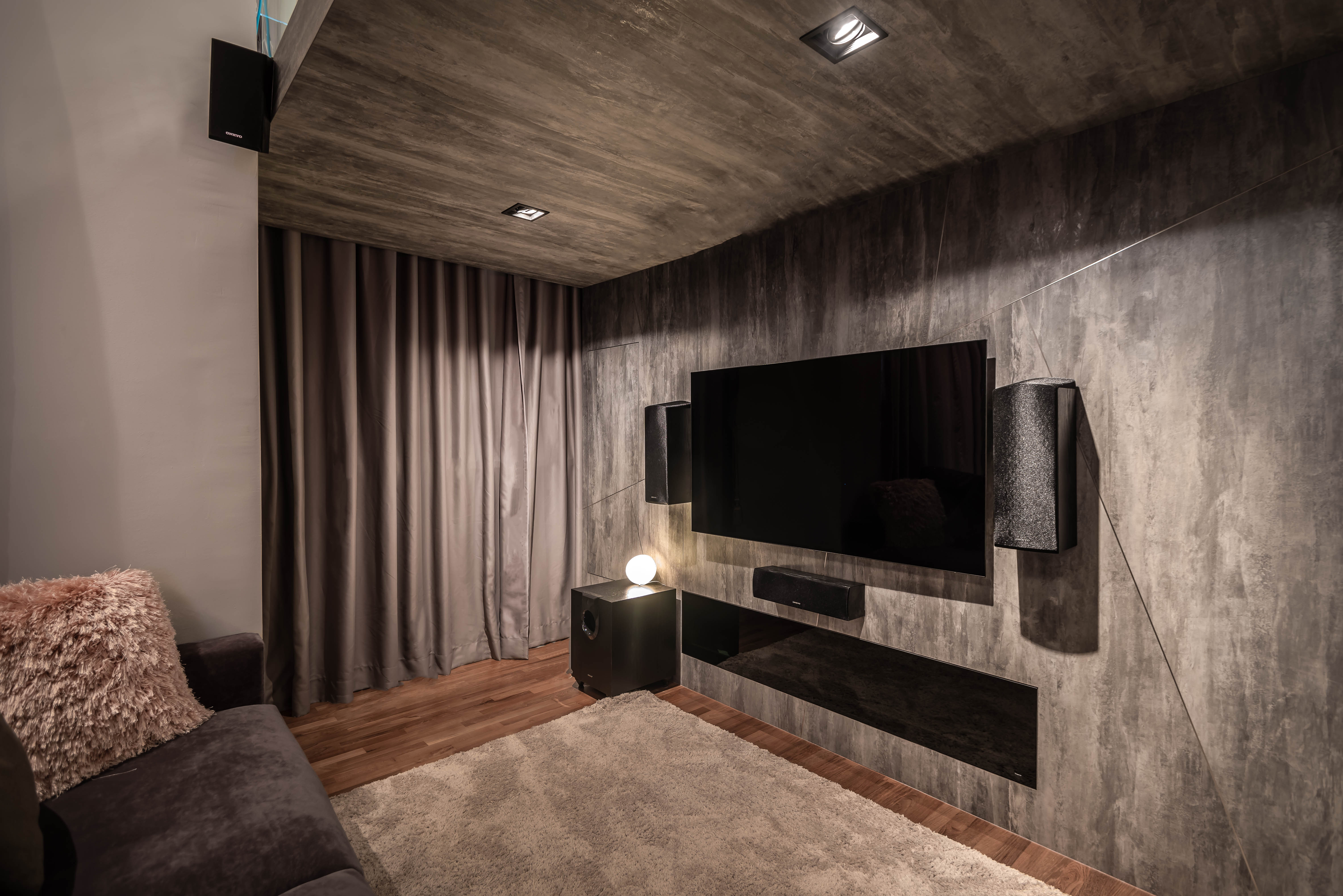 Industrial, Modern Design - Living Room - Condominium - Design by Albedo Design Pte Ltd