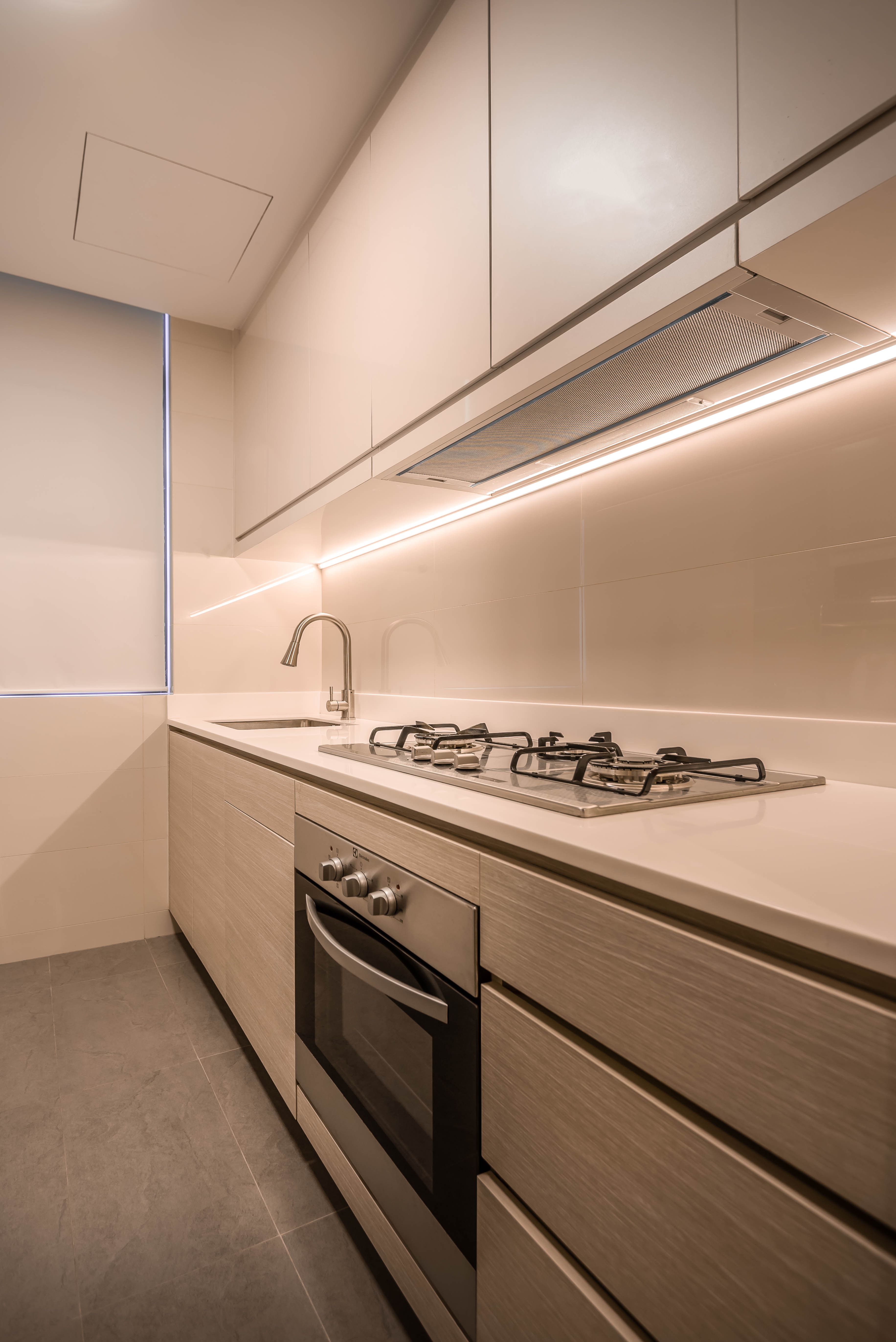 Industrial, Modern Design - Kitchen - Condominium - Design by Albedo Design Pte Ltd