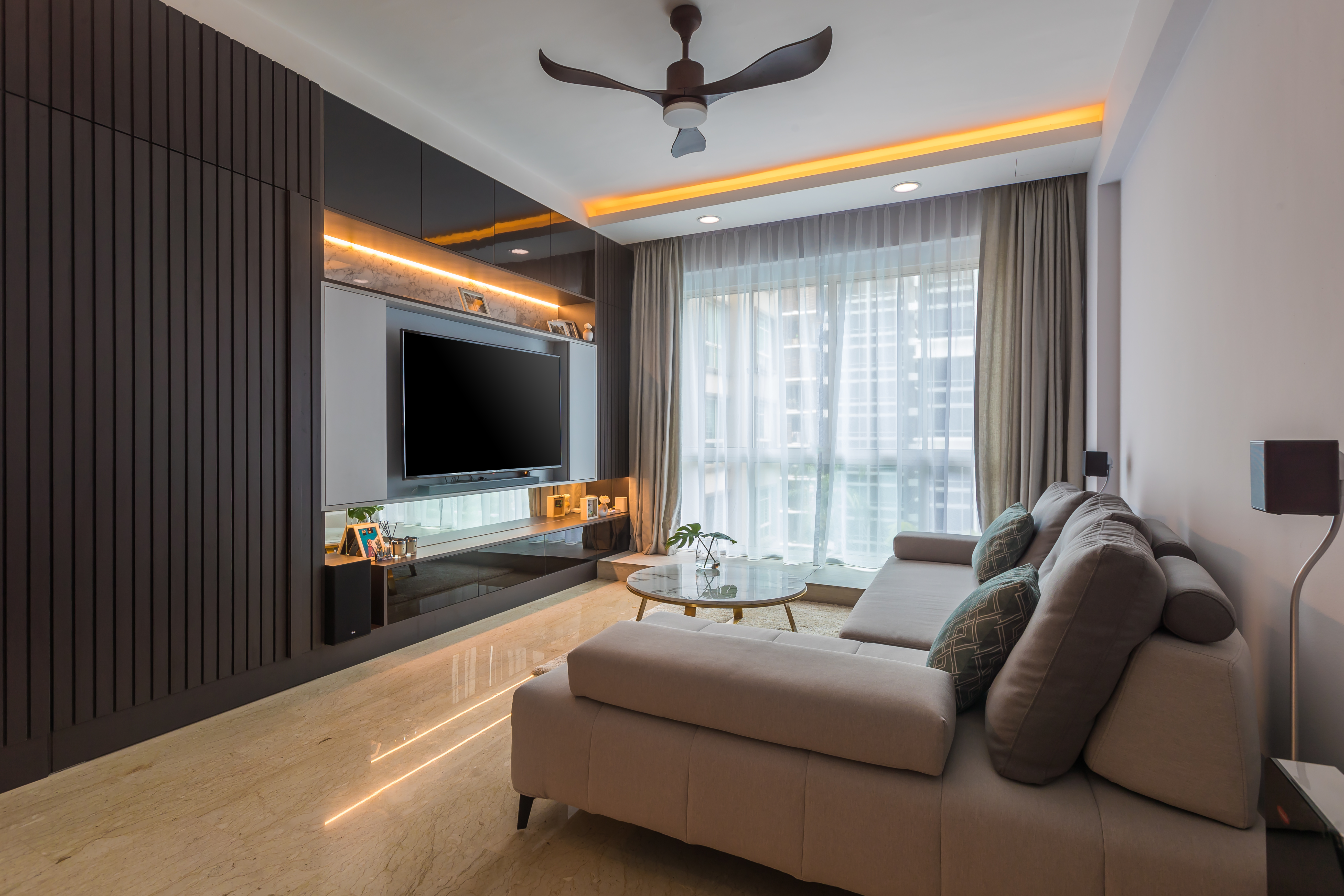 Contemporary, Modern Design - Living Room - Condominium - Design by Albedo Design Pte Ltd