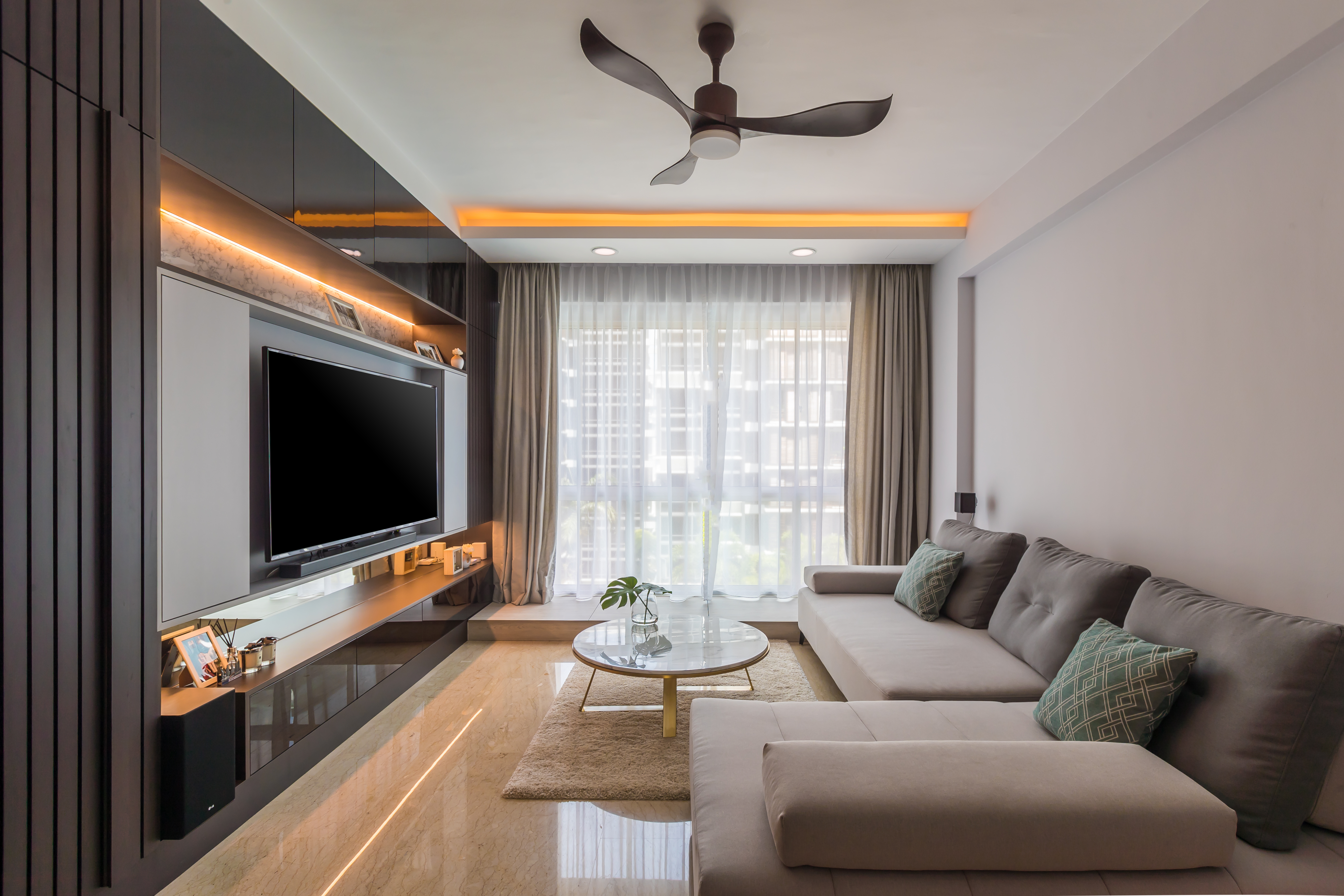 Contemporary, Modern Design - Living Room - Condominium - Design by Albedo Design Pte Ltd