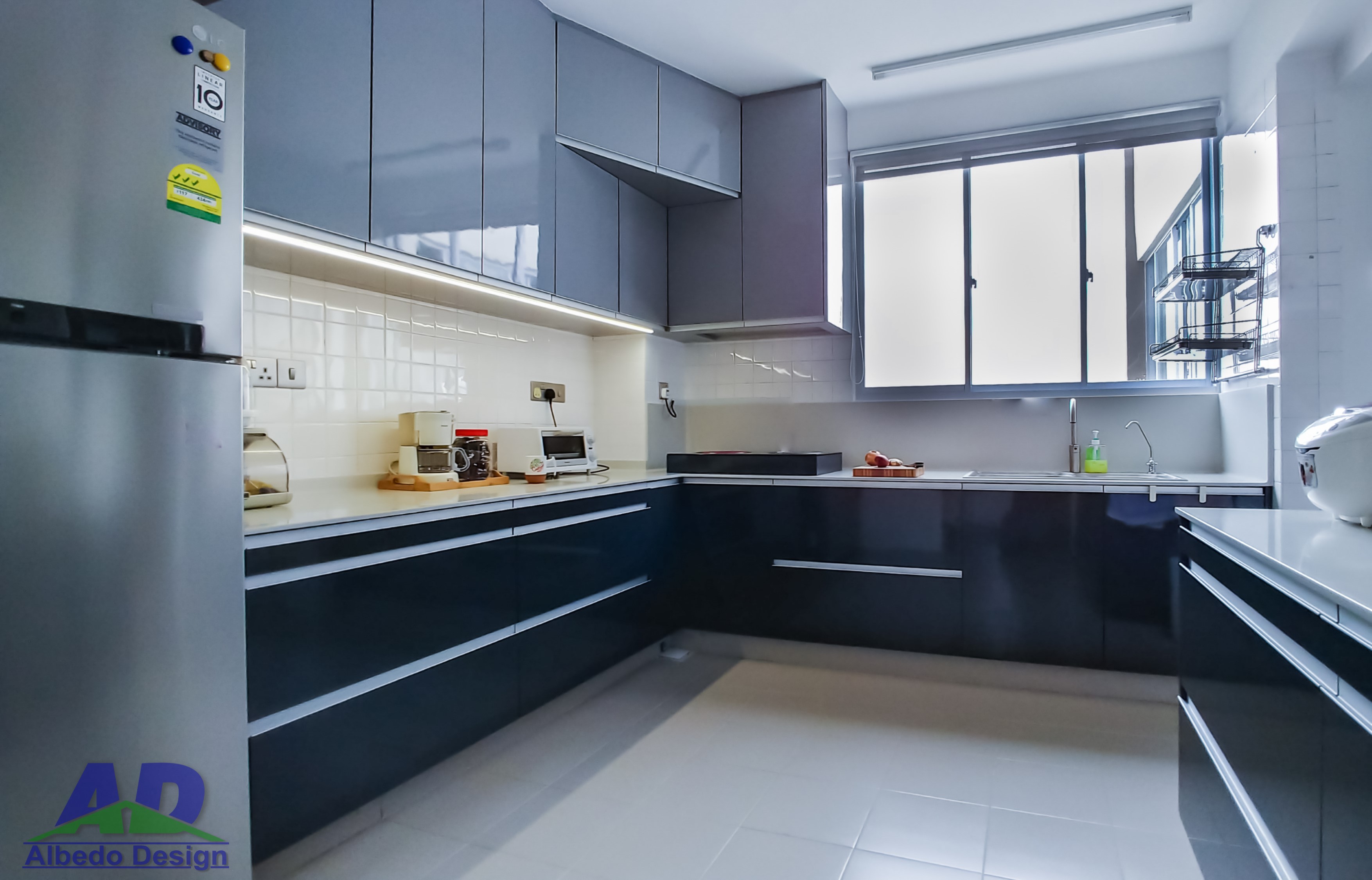 Minimalist, Modern Design - Kitchen - Condominium - Design by Albedo Design Pte Ltd