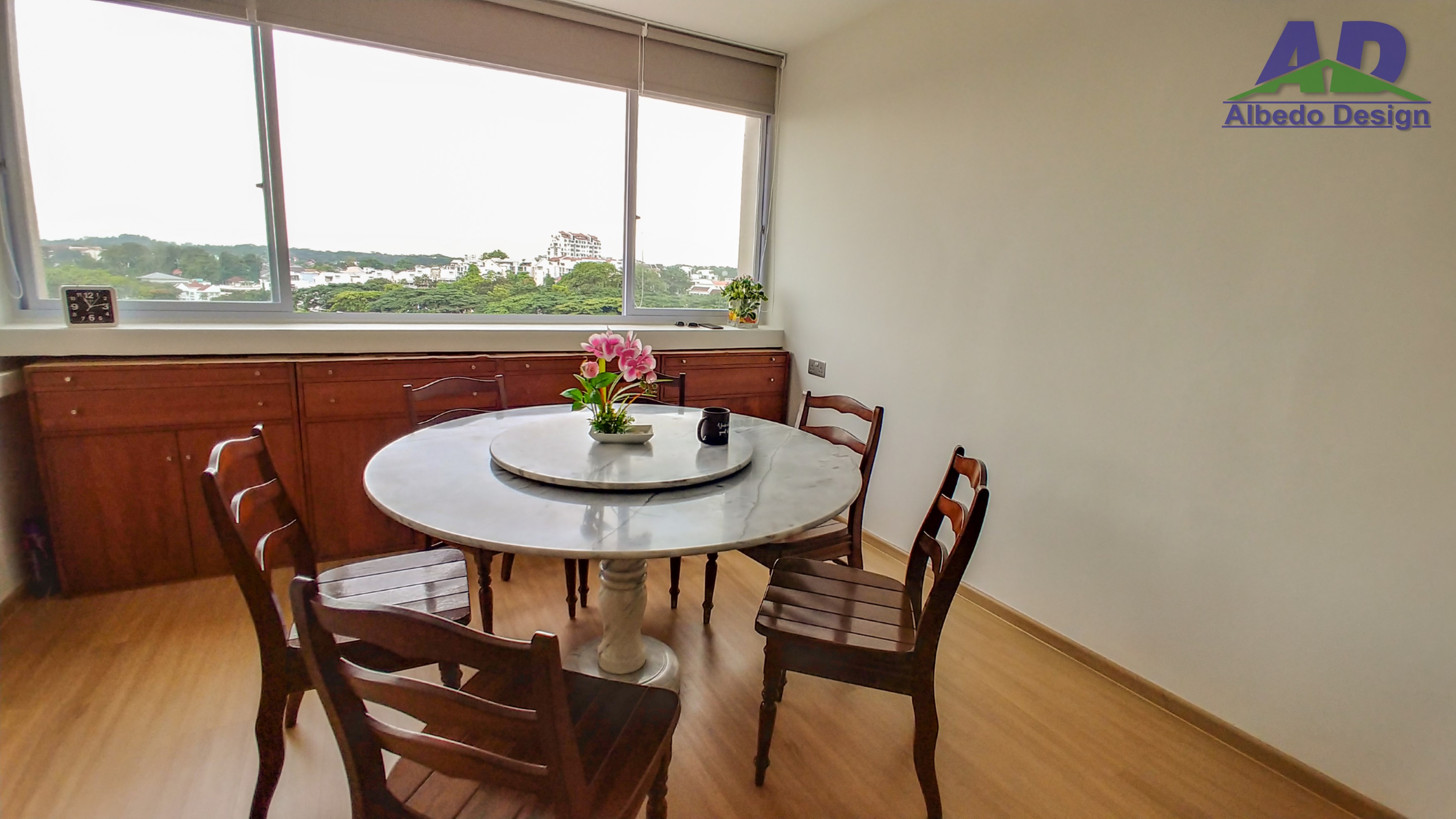 Minimalist, Modern Design - Dining Room - Condominium - Design by Albedo Design Pte Ltd