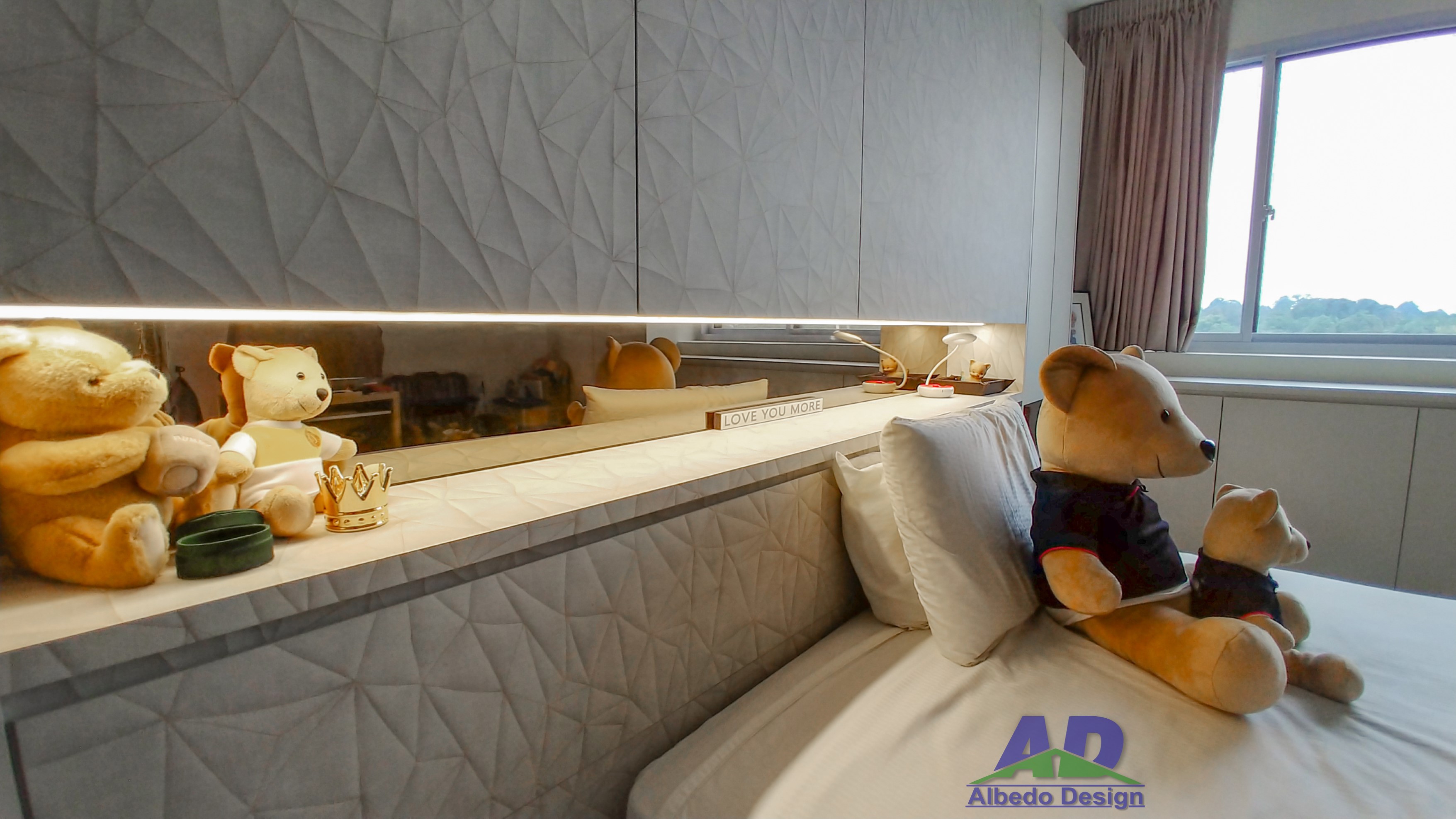 Minimalist, Modern Design - Bedroom - Condominium - Design by Albedo Design Pte Ltd