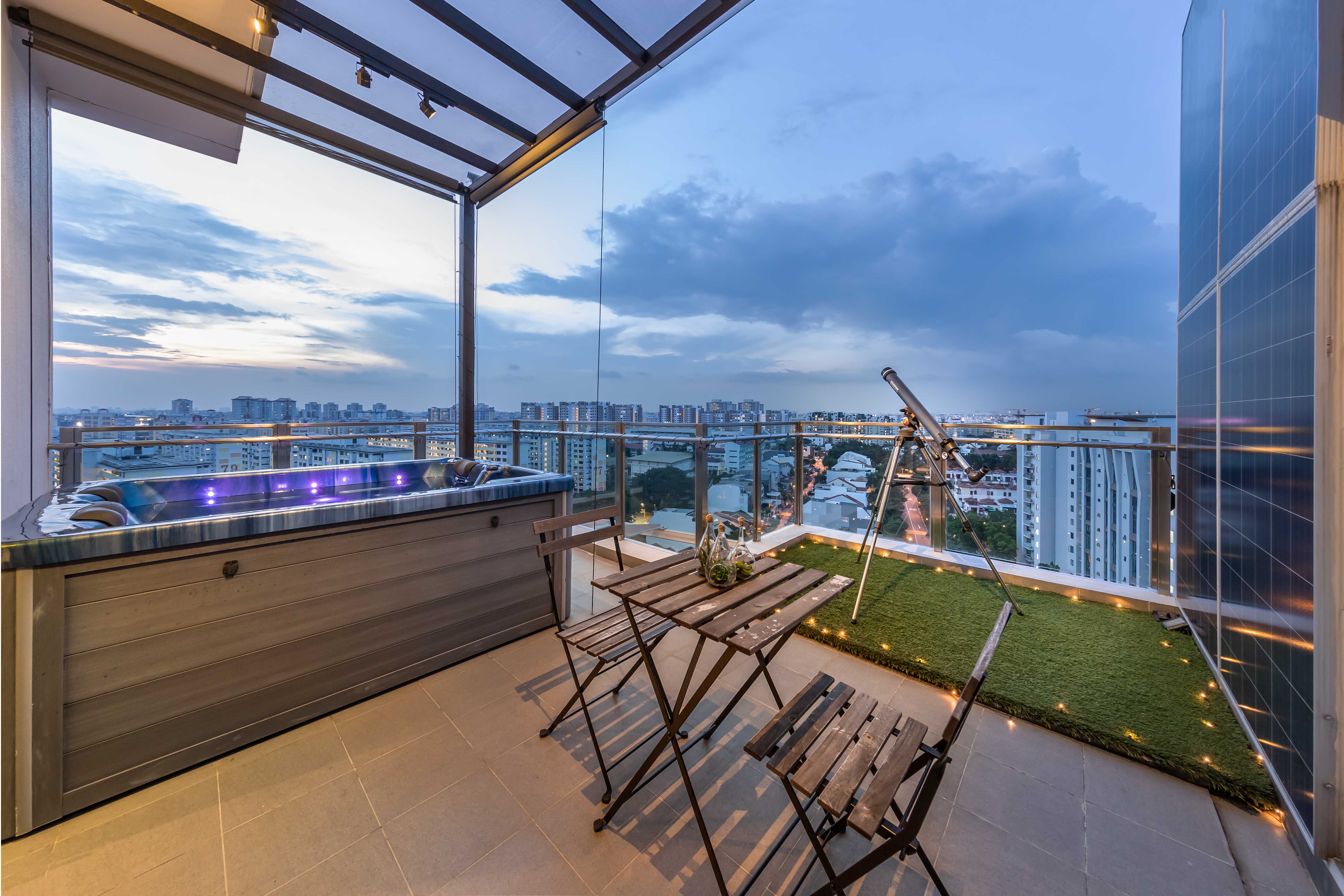 Modern Design - Balcony - Condominium - Design by All About Designs Pte Ltd