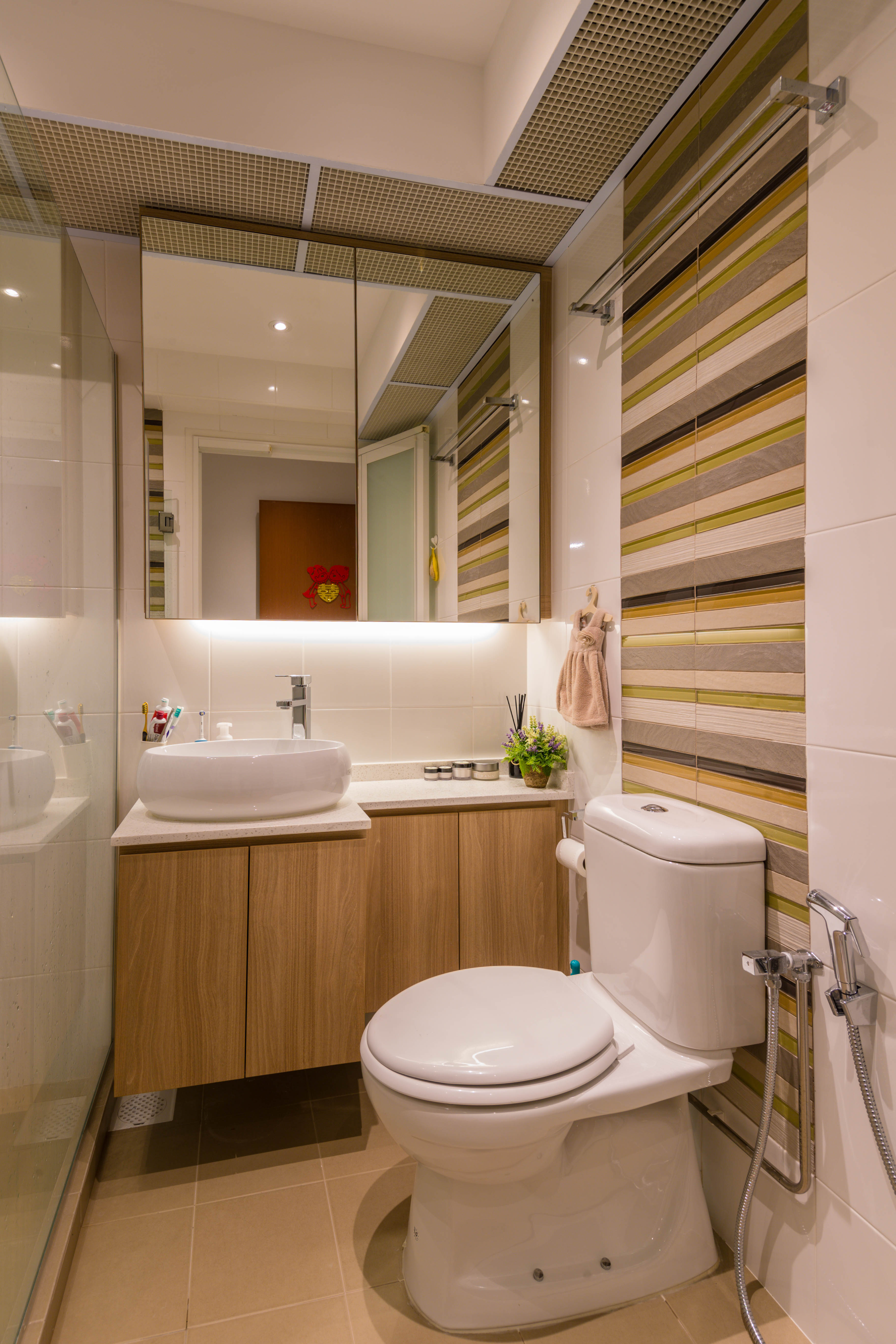 Contemporary, Modern Design - Bathroom - HDB 4 Room - Design by All About Designs Pte Ltd