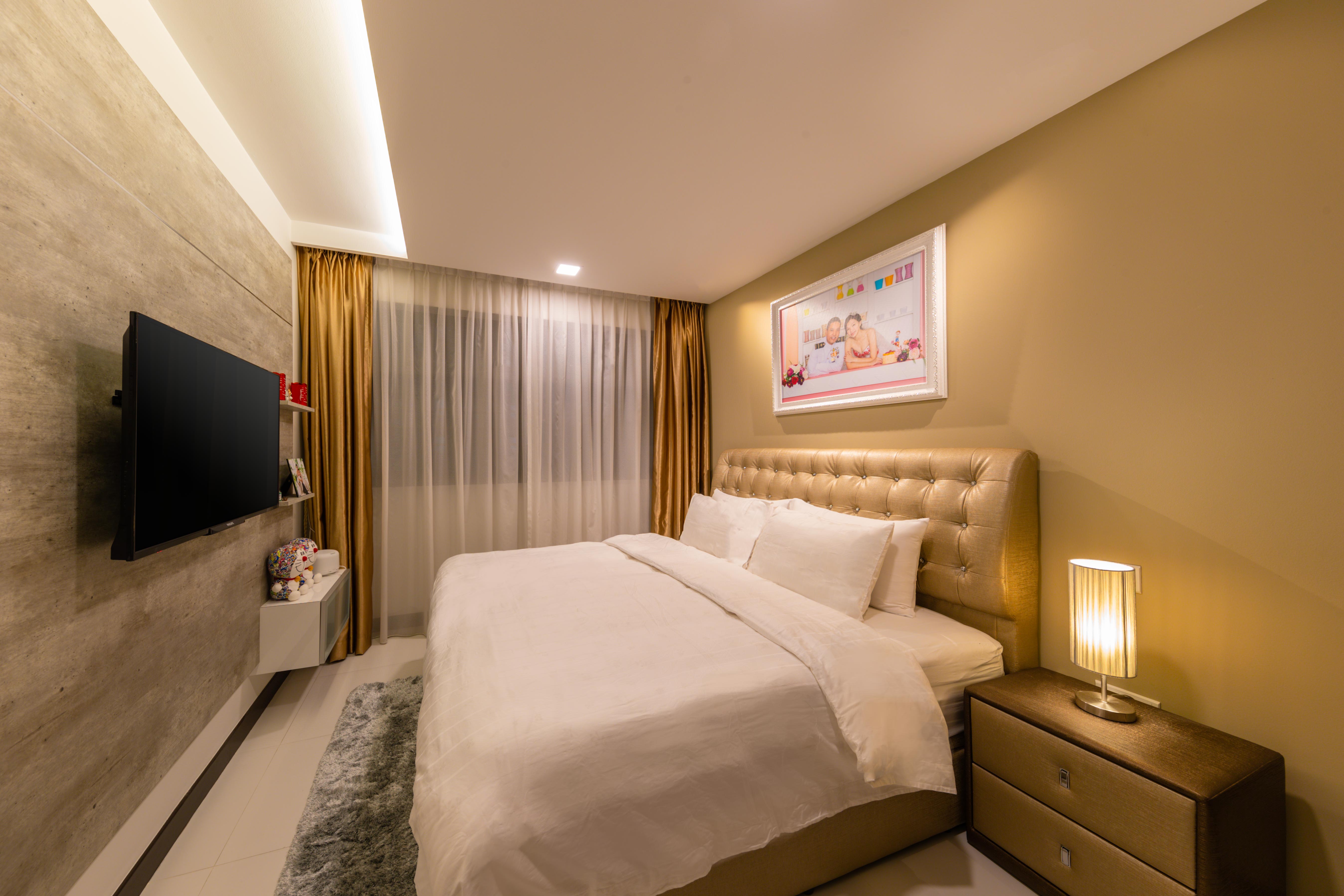 Contemporary, Modern Design - Bedroom - HDB 4 Room - Design by All About Designs Pte Ltd