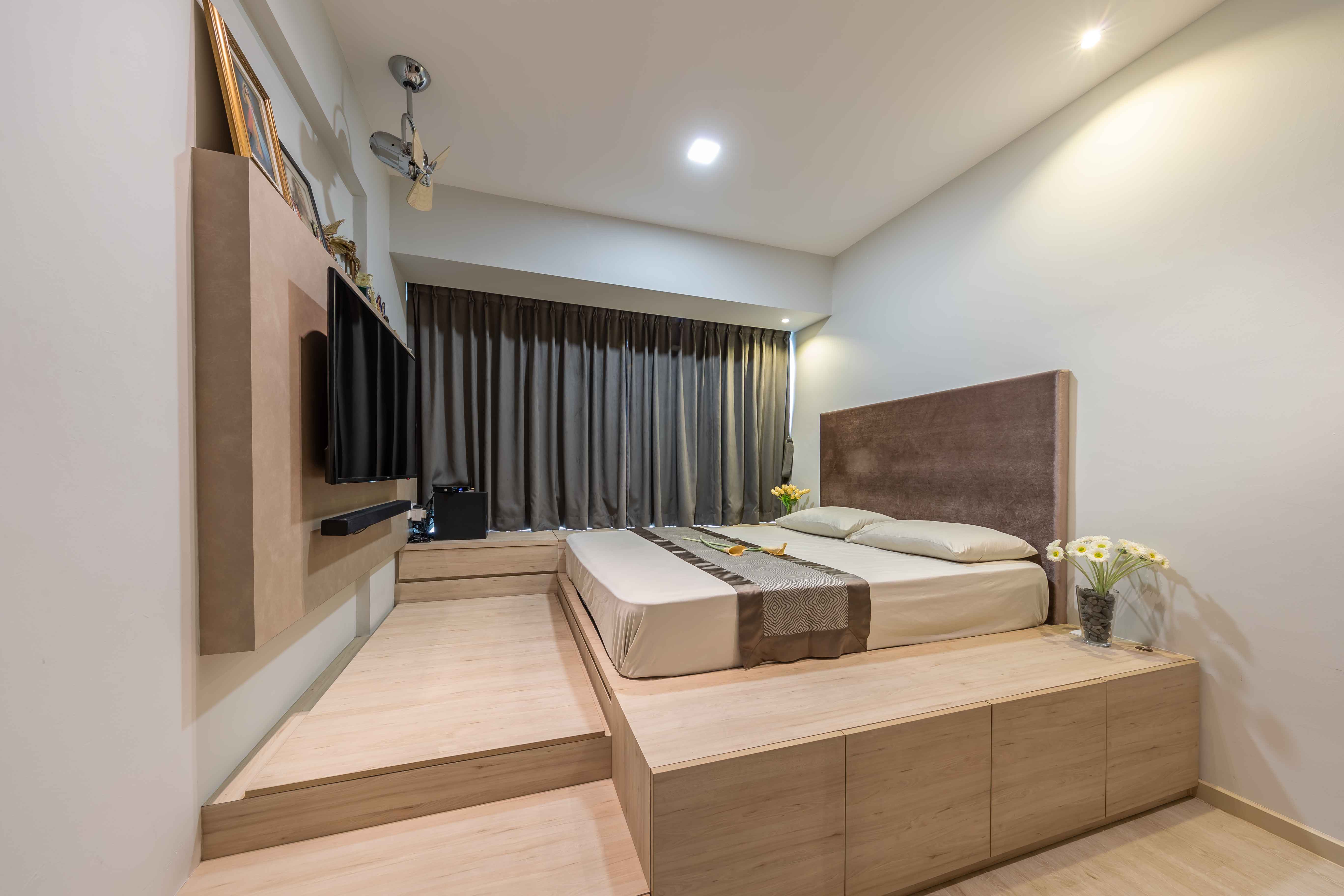 Modern, Victorian Design - Bedroom - HDB 4 Room - Design by All About Designs Pte Ltd