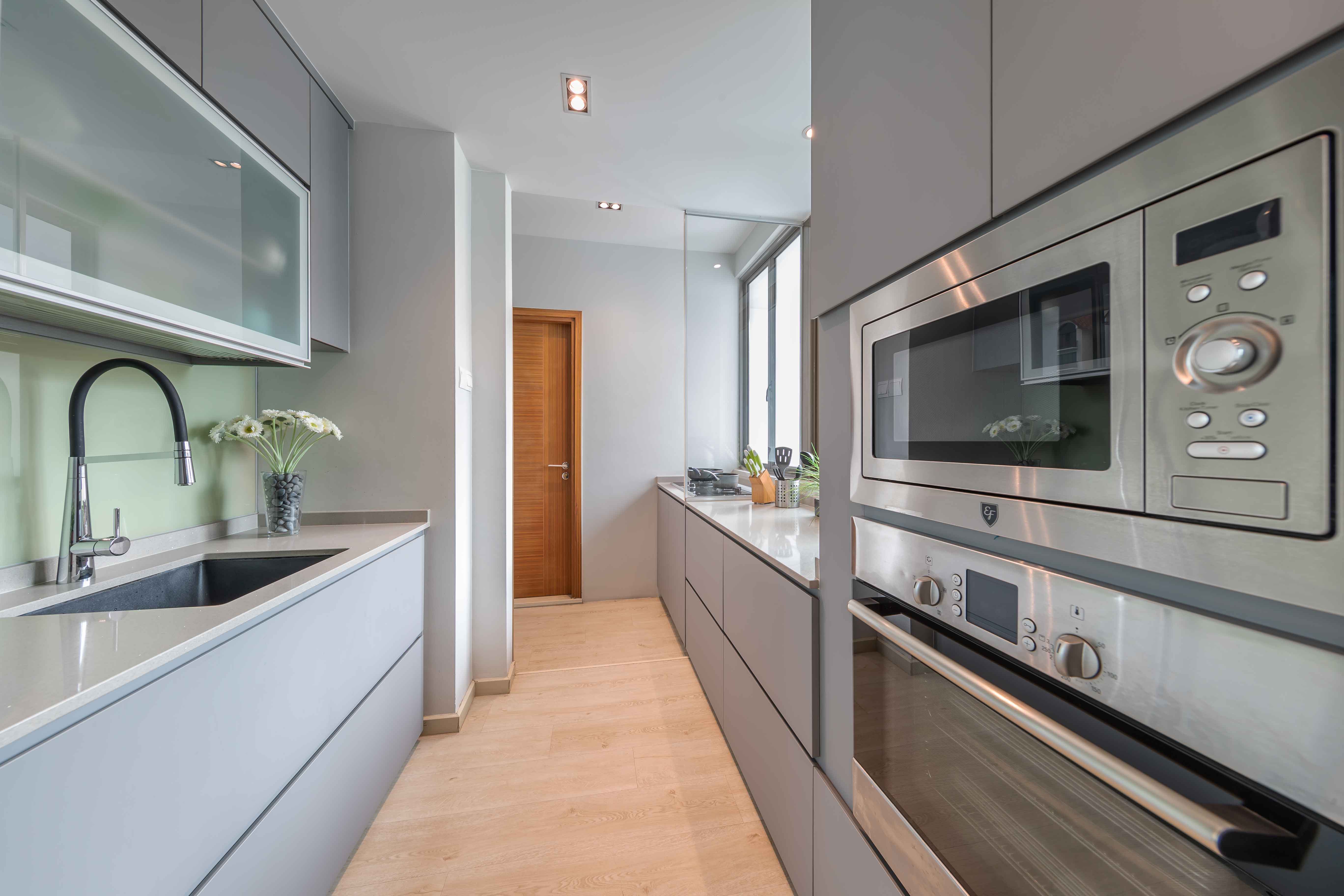 Modern, Victorian Design - Kitchen - HDB 4 Room - Design by All About Designs Pte Ltd