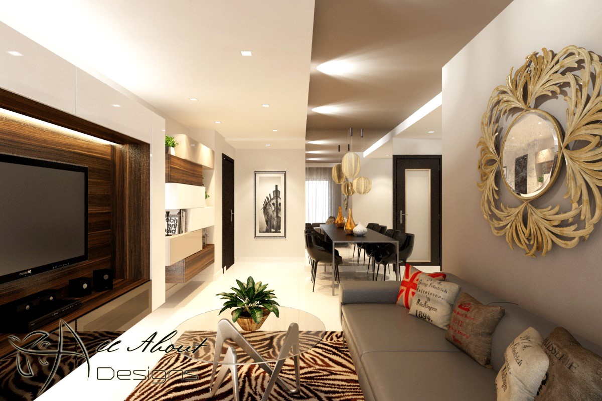 Contemporary, Modern, Resort Design - Living Room - Condominium - Design by All About Designs Pte Ltd