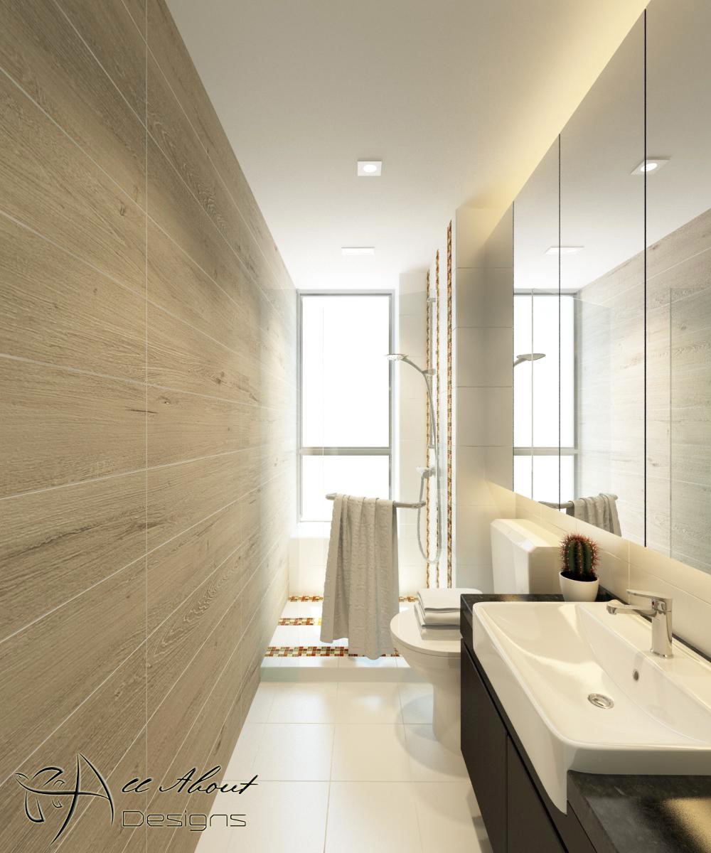 Contemporary, Modern Design - Bathroom - Condominium - Design by All About Designs Pte Ltd