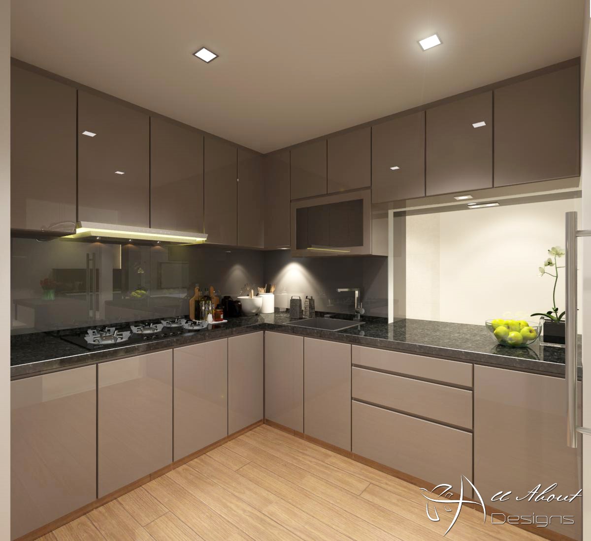 Contemporary, Modern Design - Kitchen - Condominium - Design by All About Designs Pte Ltd
