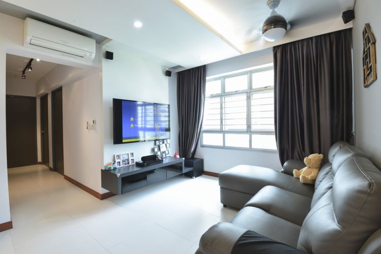 Eclectic, Minimalist, Modern Design - Living Room - HDB 4 Room - Design by Amazon Interior Design