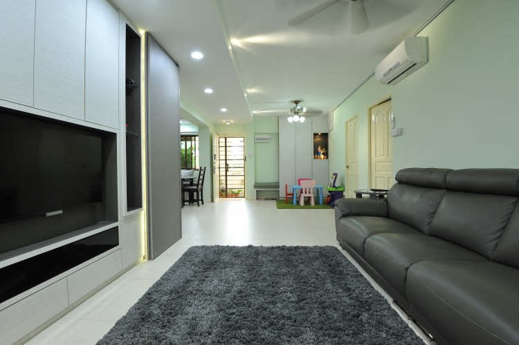 Eclectic, Minimalist, Scandinavian Design - Living Room - HDB Executive Apartment - Design by Amazon Interior Design