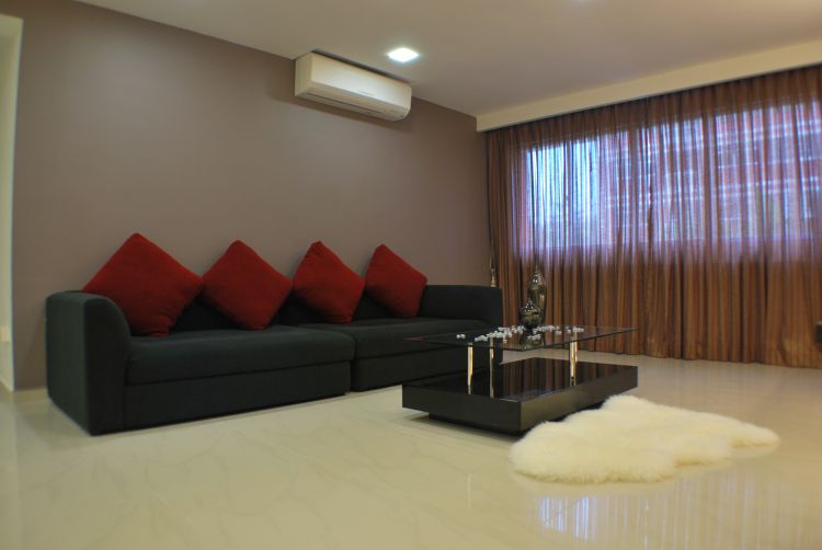 Contemporary, Modern Design - Living Room - HDB 5 Room - Design by Amazon Interior Design