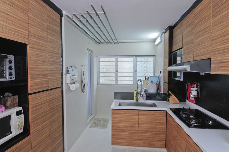 Minimalist, Modern Design - Kitchen - HDB 3 Room - Design by Amazon Interior Design