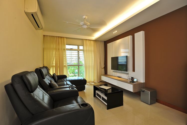 Classical, Retro Design - Living Room - HDB 4 Room - Design by Amazon Interior Design