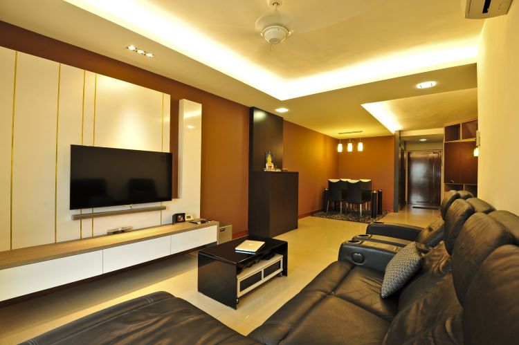 Classical, Retro Design - Living Room - HDB 4 Room - Design by Amazon Interior Design