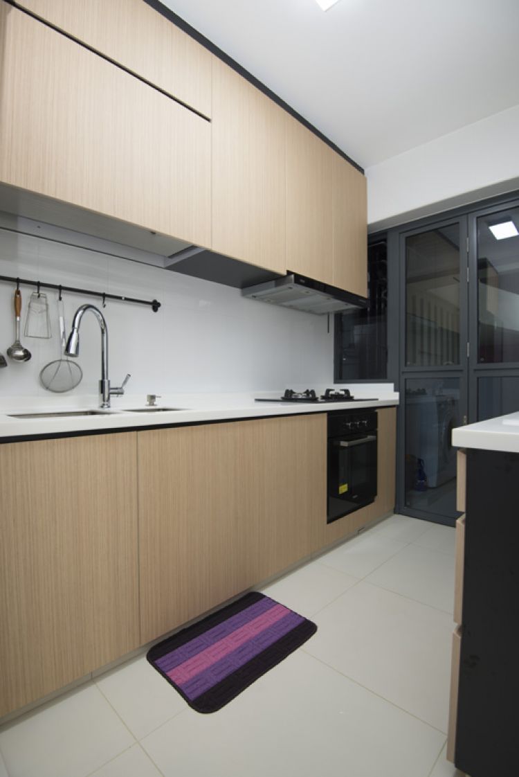 Minimalist, Modern Design - Kitchen - HDB 4 Room - Design by Amazon Interior Design