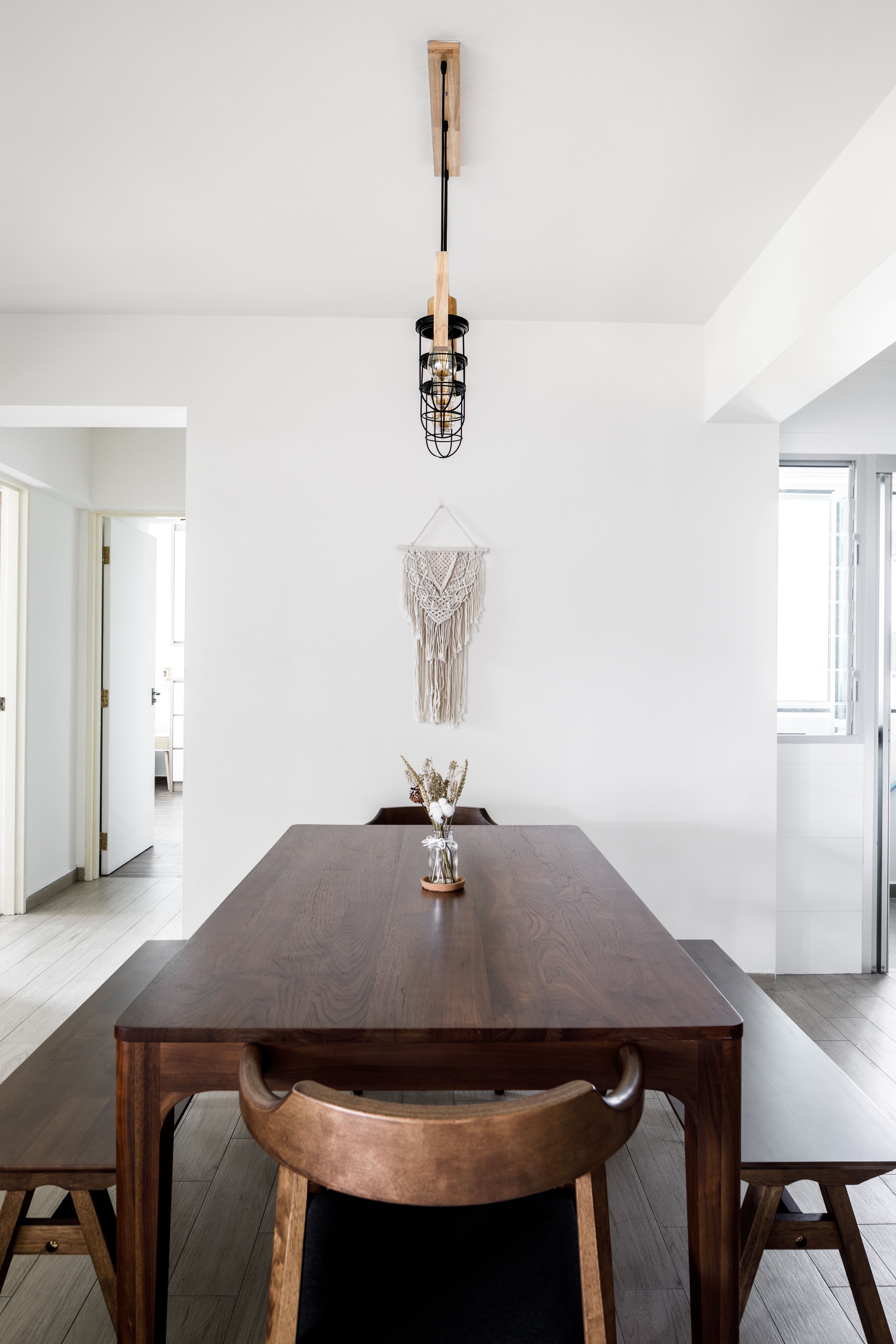 Minimalist, Scandinavian Design - Dining Room - HDB 4 Room - Design by Apex Studios Pte Ltd