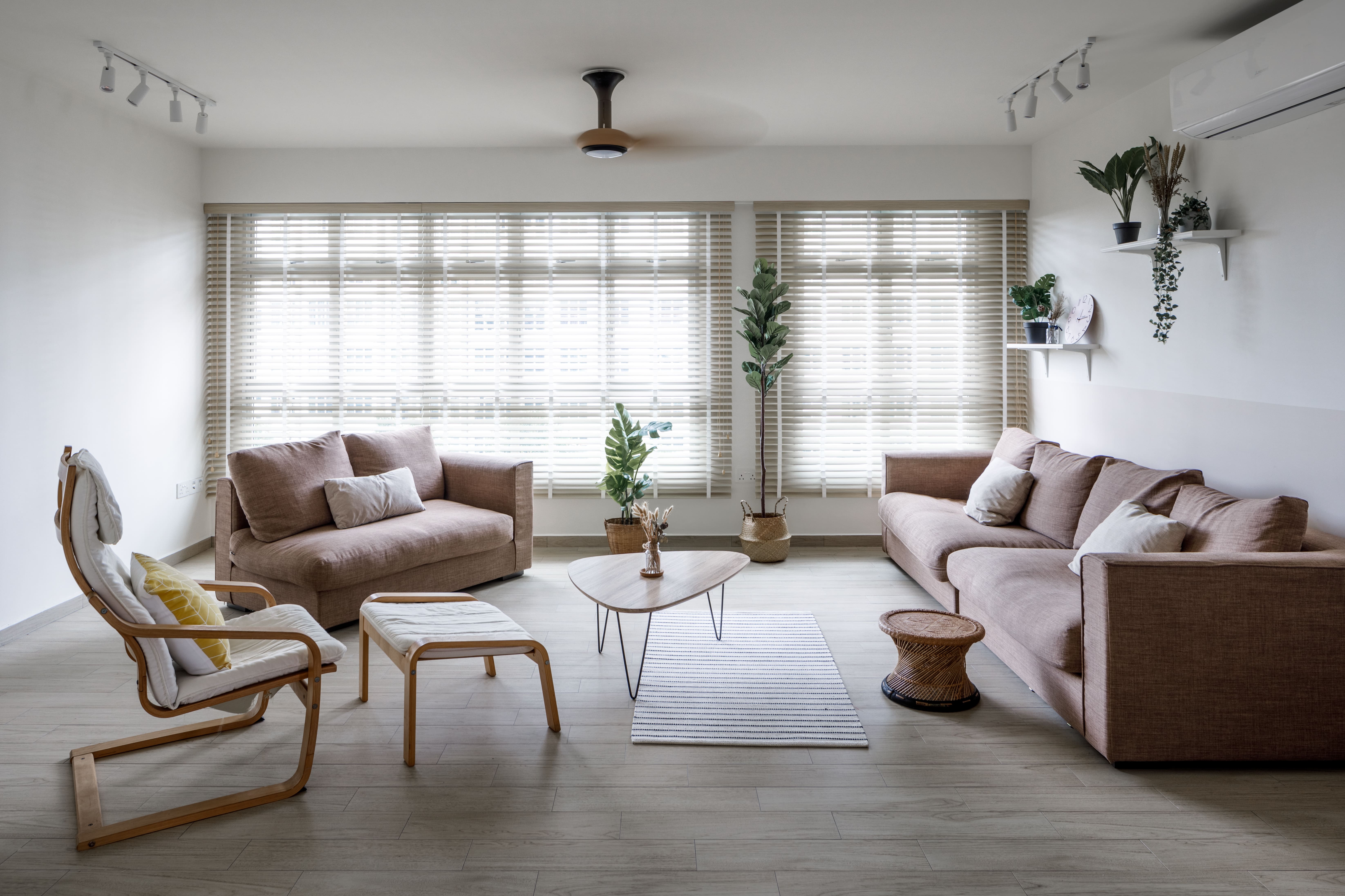 Minimalist, Scandinavian Design - Living Room - HDB 4 Room - Design by Apex Studios Pte Ltd