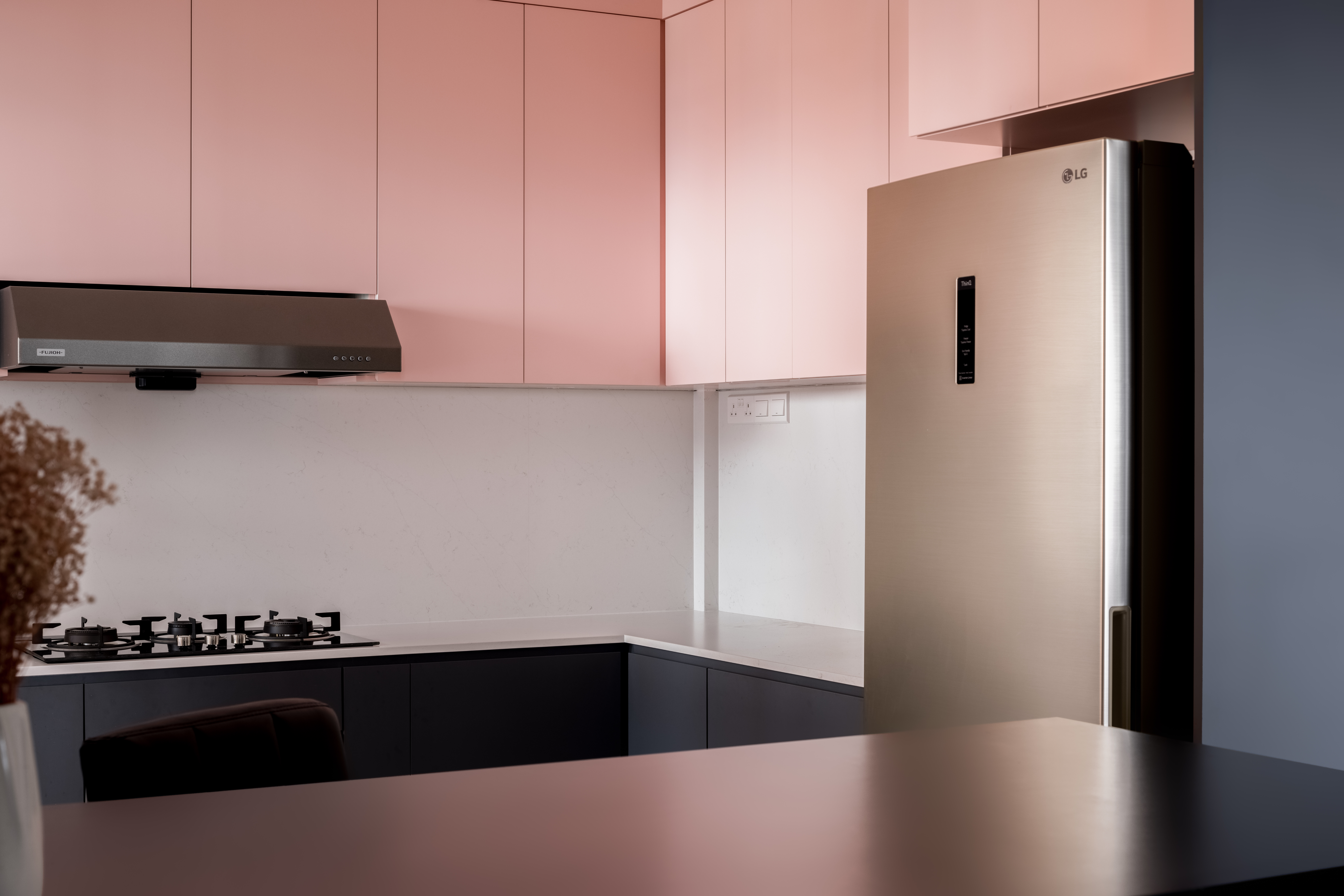 Scandinavian Design - Kitchen - HDB 4 Room - Design by Apex Studios Pte Ltd
